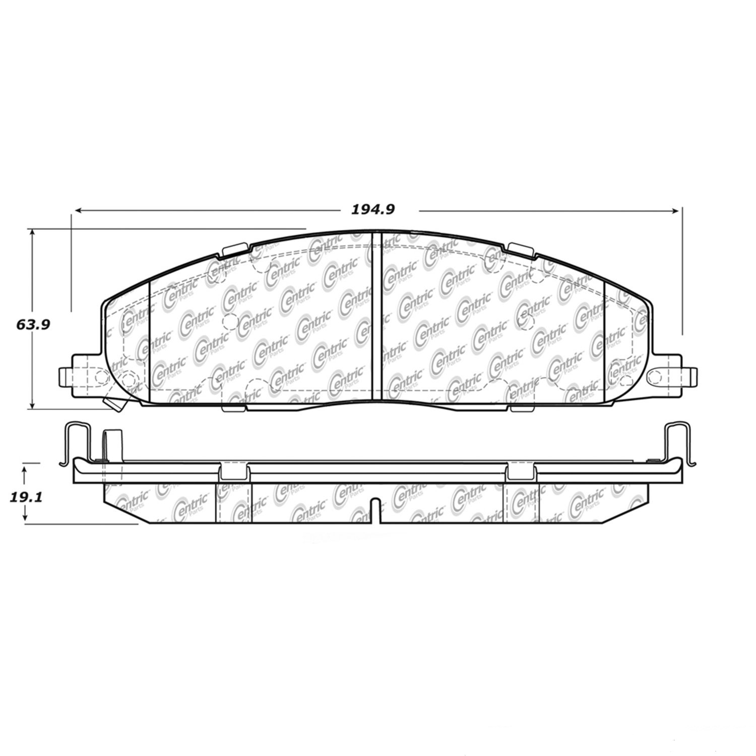 Rear Brake Pads Set 