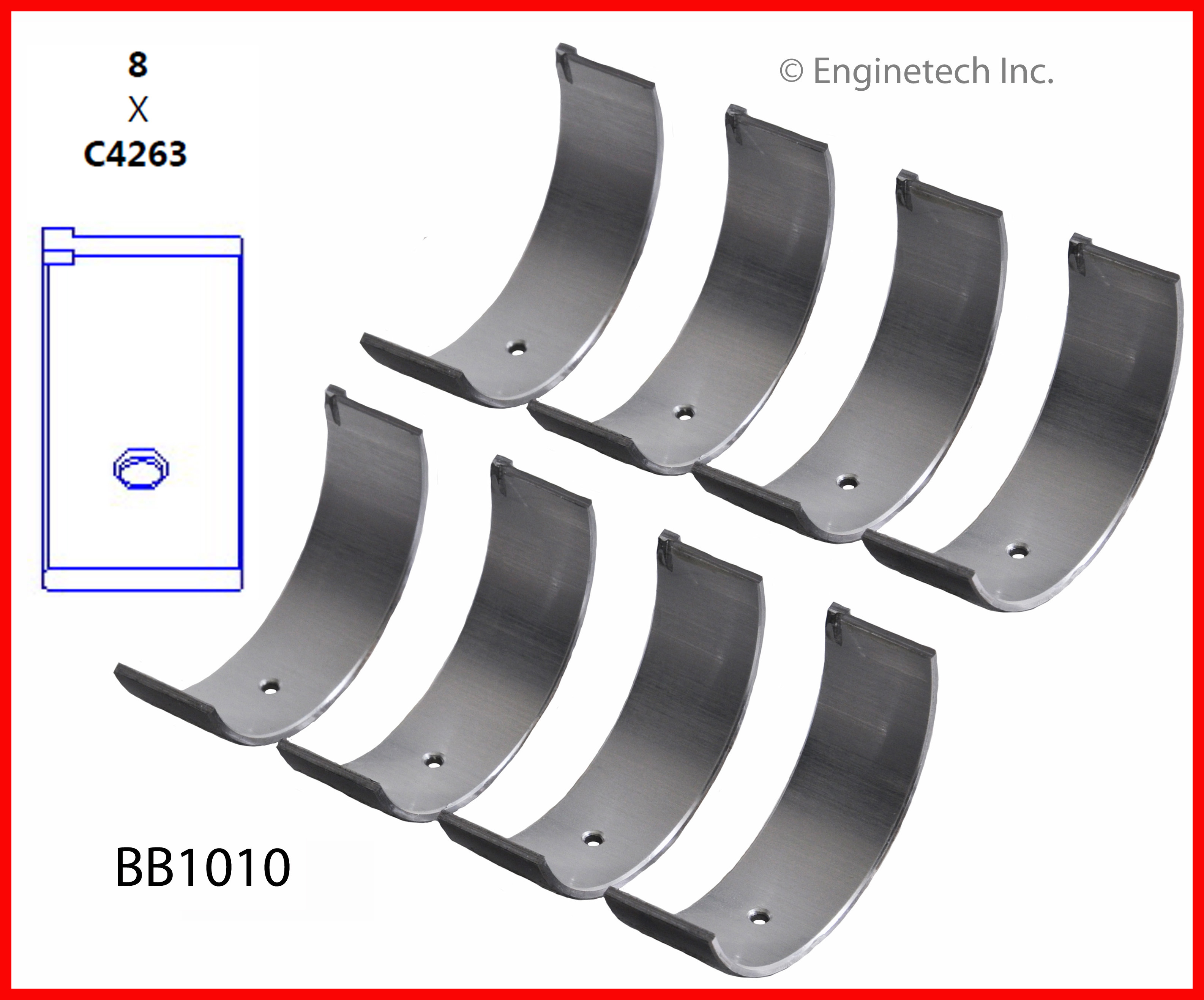 Engine Connecting Rod Bearing Set