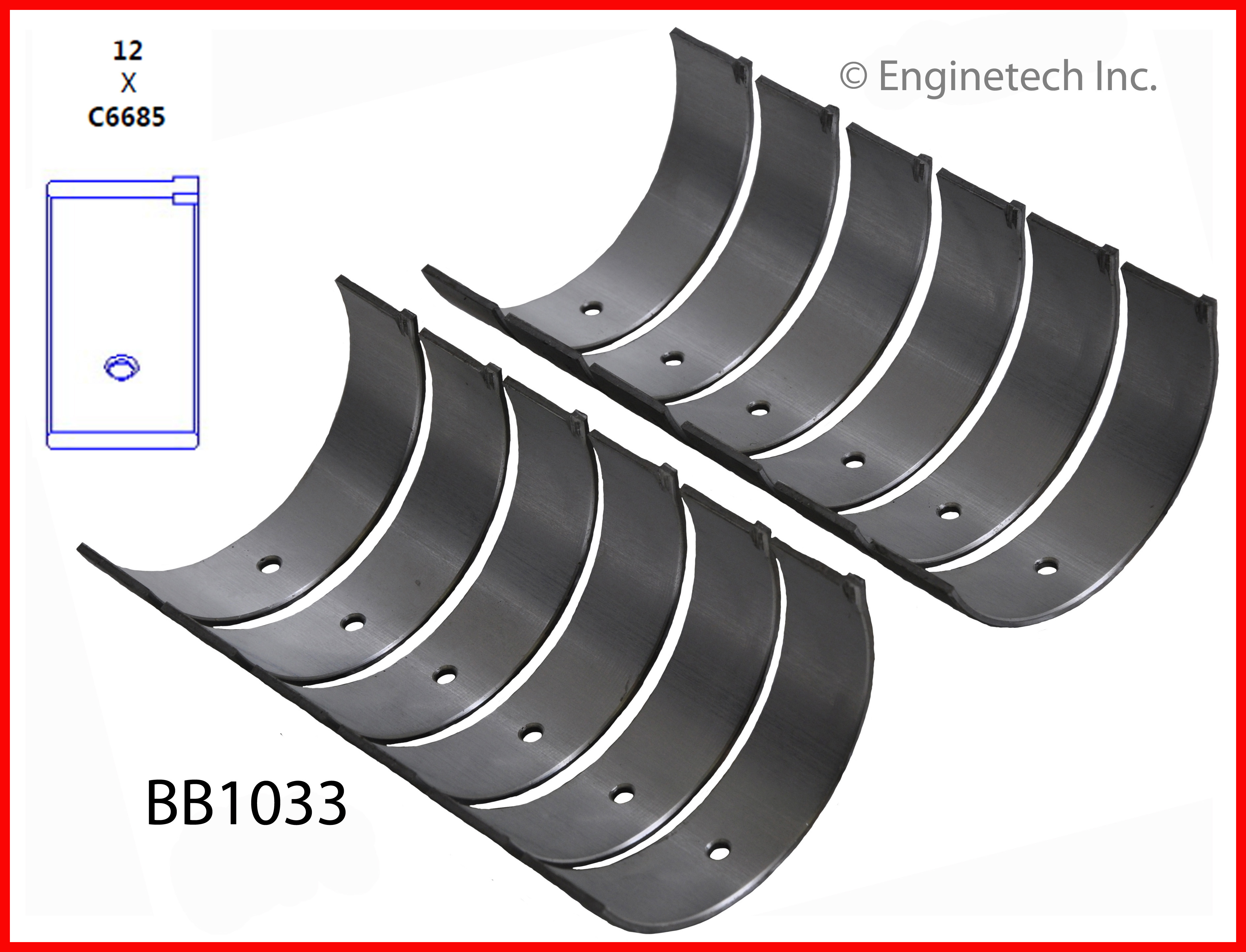 Engine Connecting Rod Bearing Set