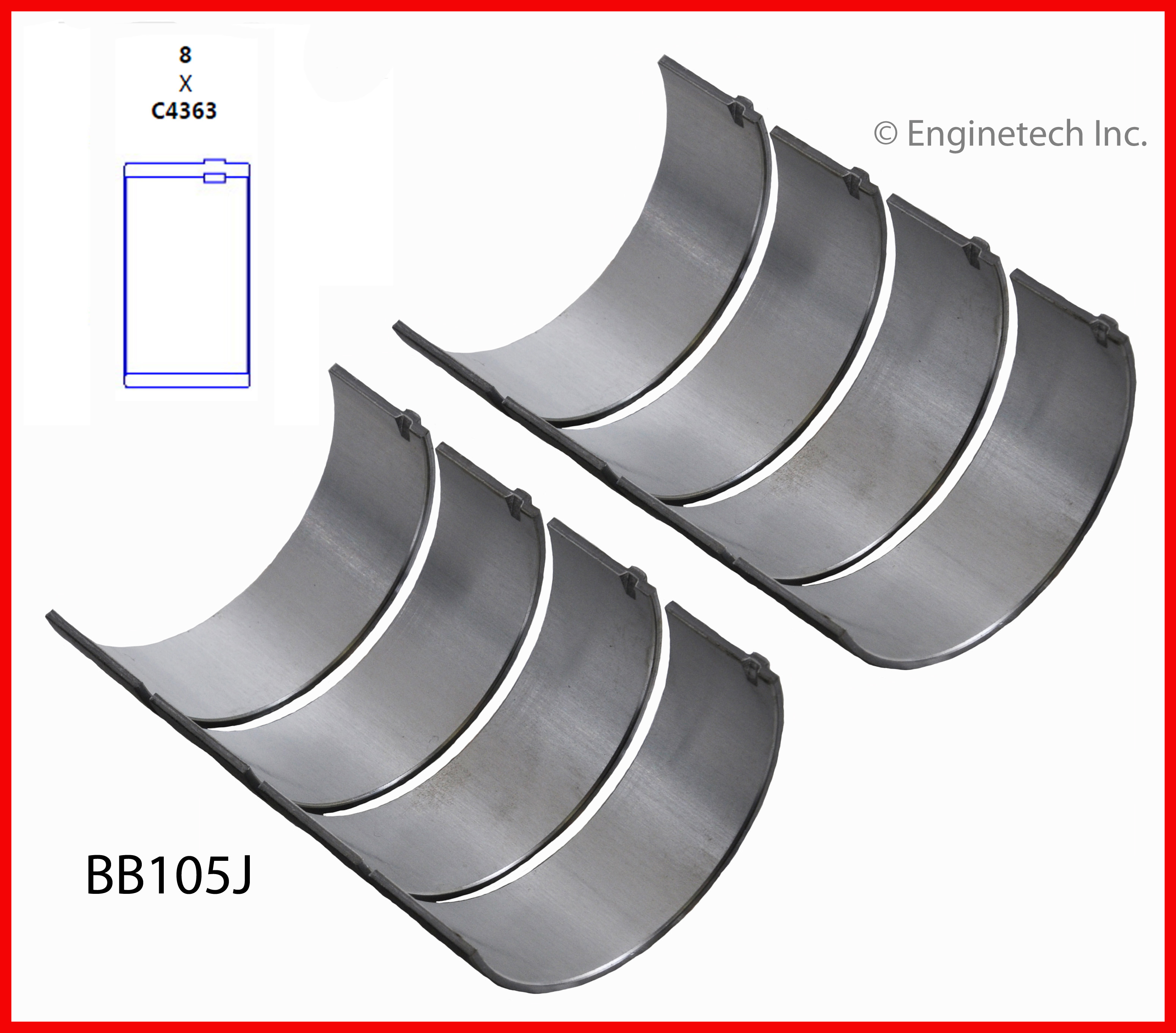 Engine Connecting Rod Bearing Set