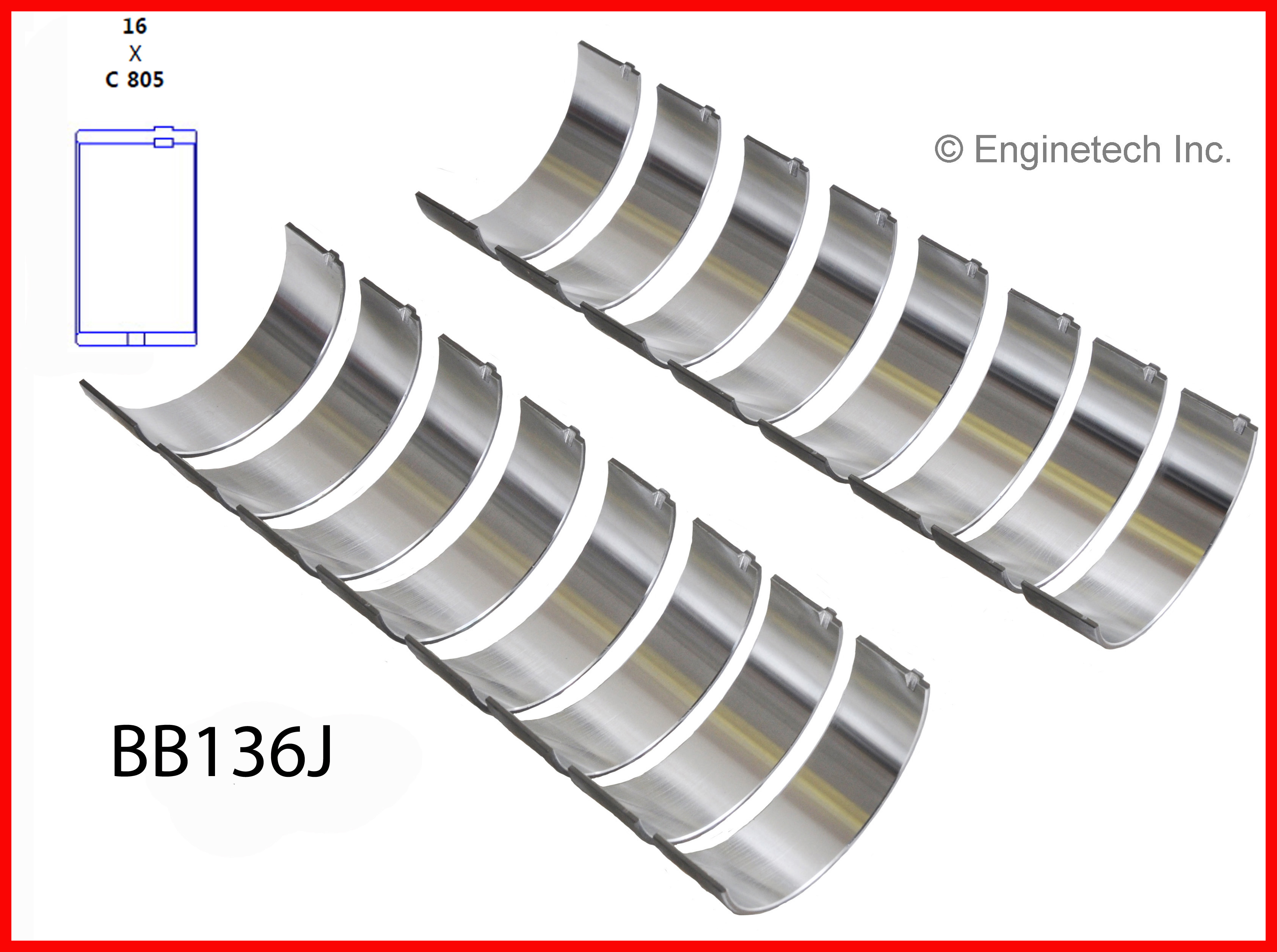 Engine Connecting Rod Bearing Set