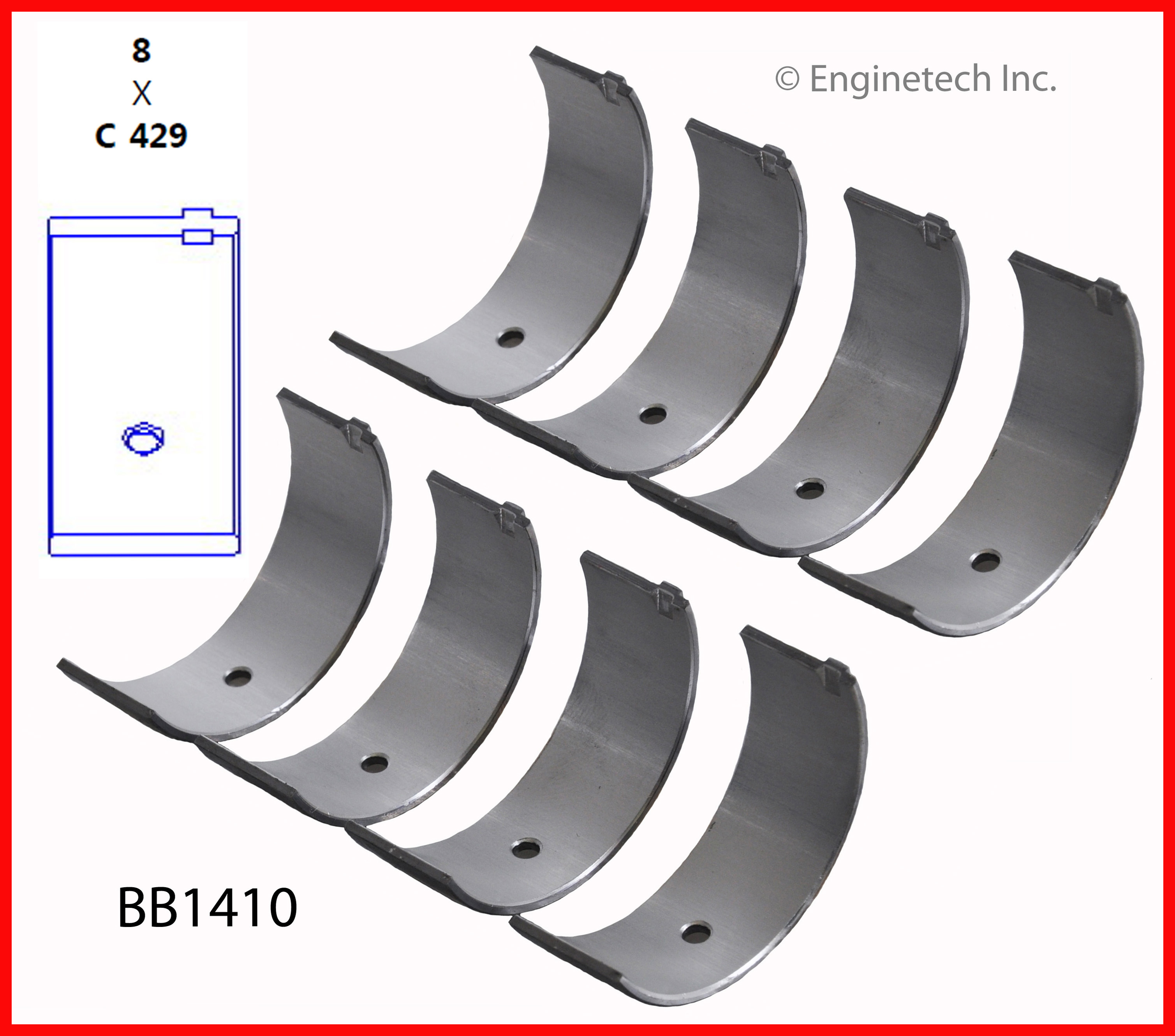 Engine Connecting Rod Bearing Set