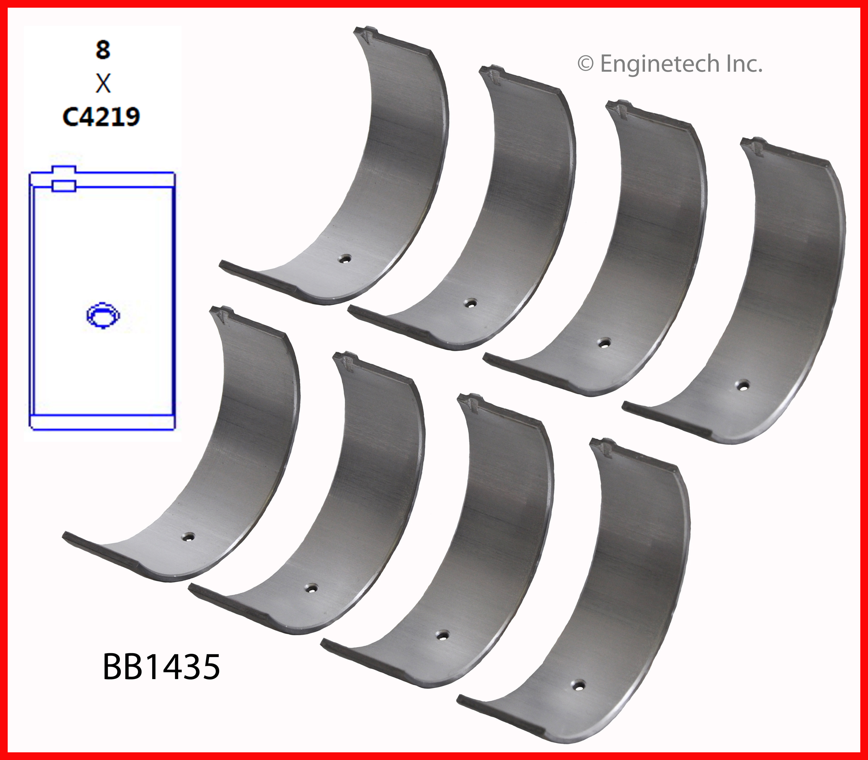 Engine Connecting Rod Bearing Set