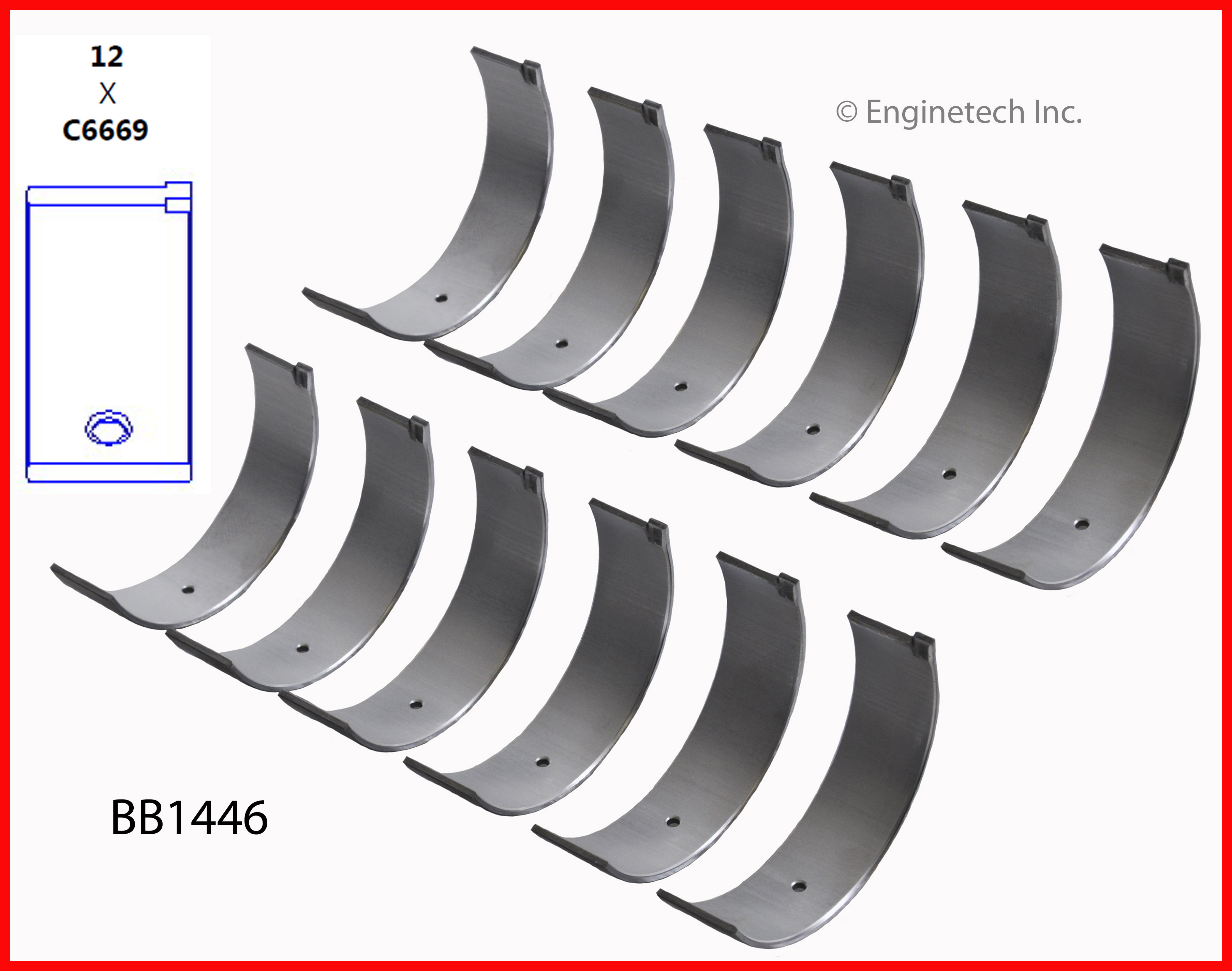 Engine Connecting Rod Bearing Set