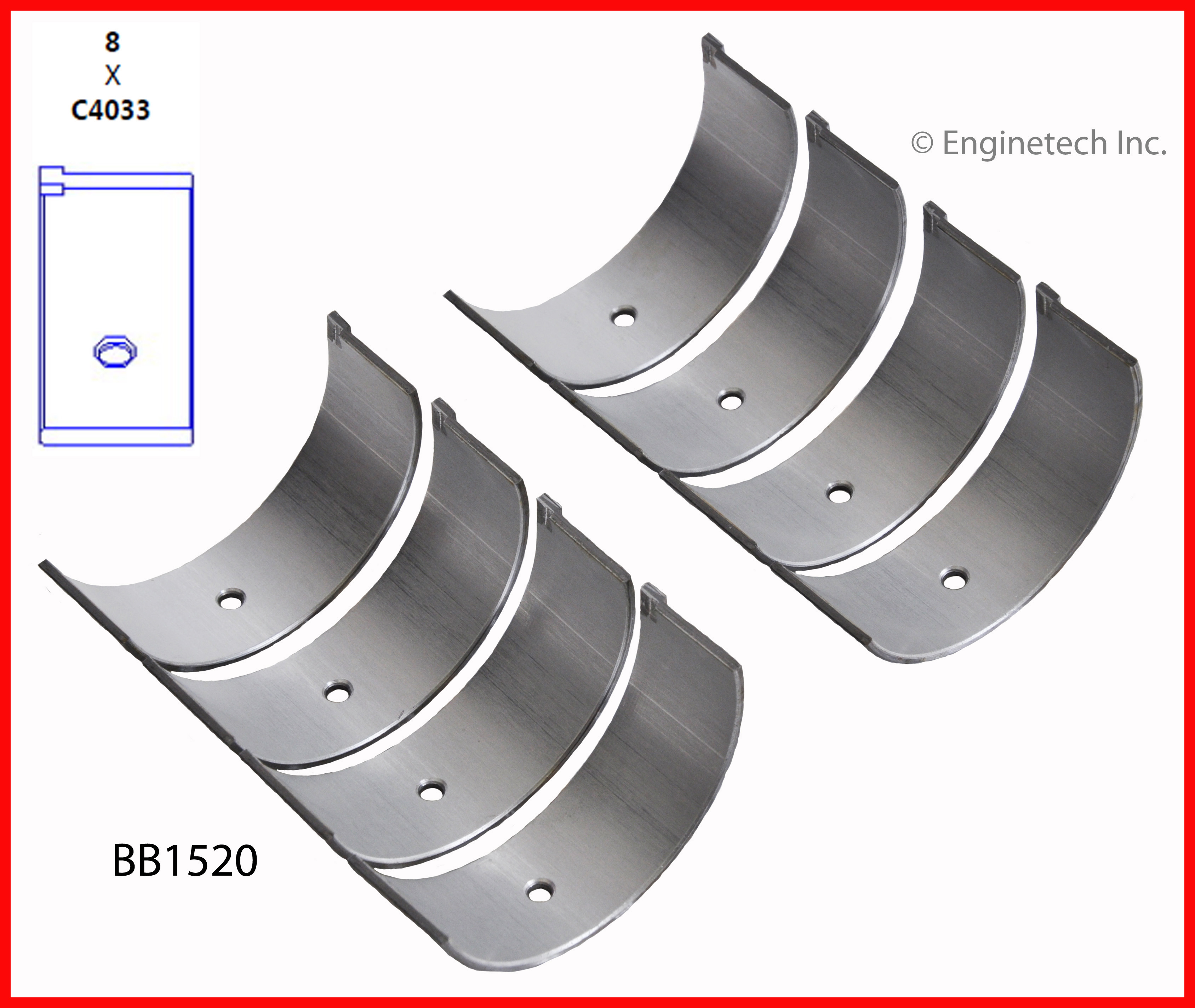 Engine Connecting Rod Bearing Set