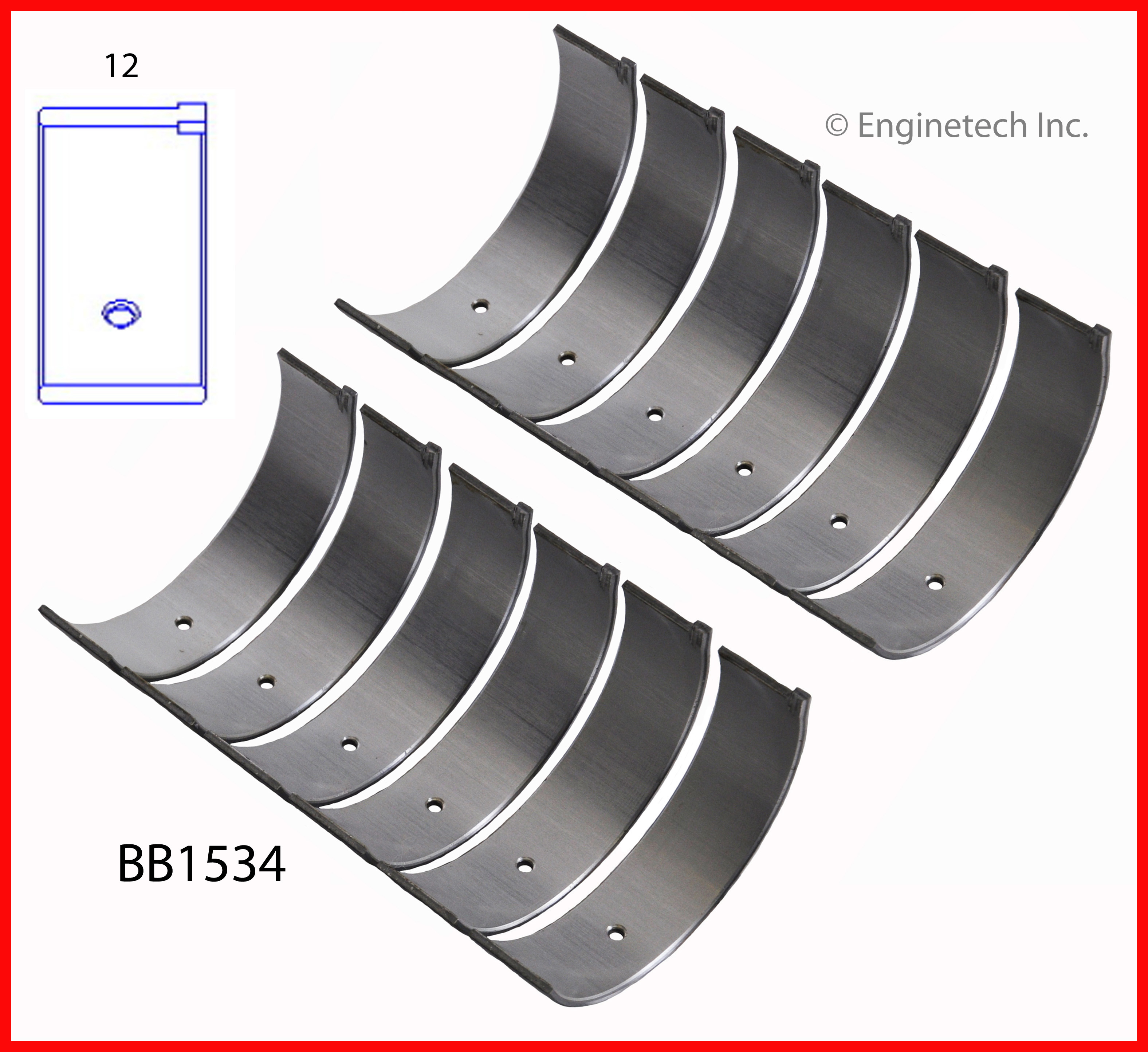 Engine Connecting Rod Bearing Set