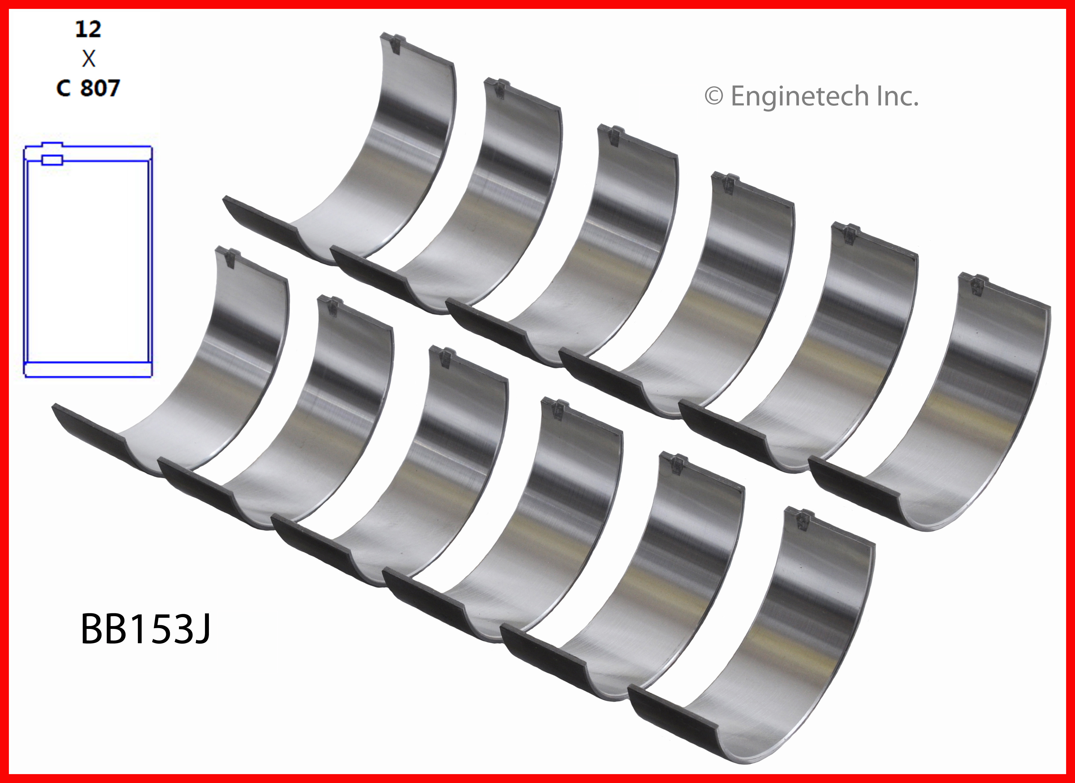 Engine Connecting Rod Bearing Set