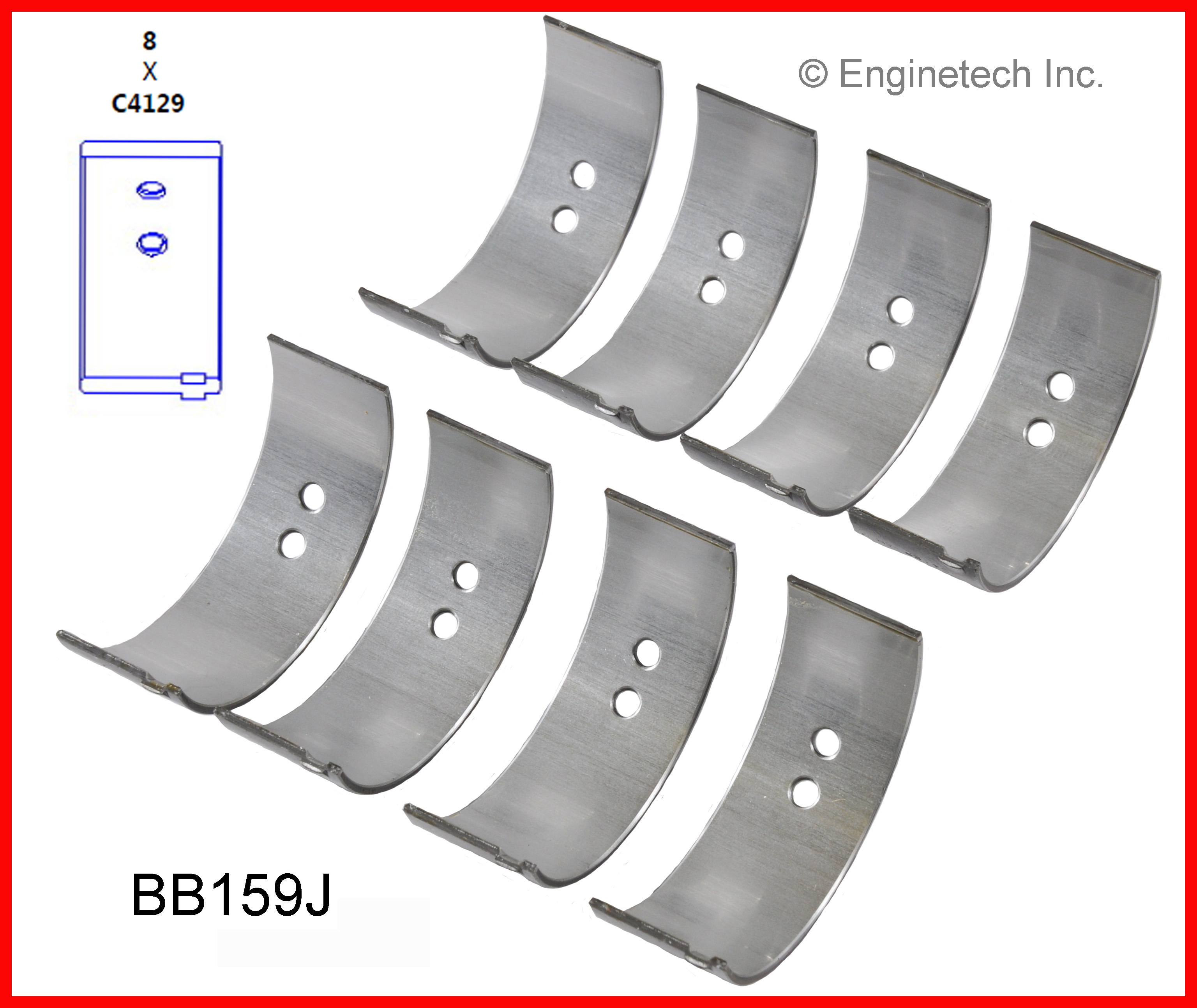 Engine Connecting Rod Bearing Set