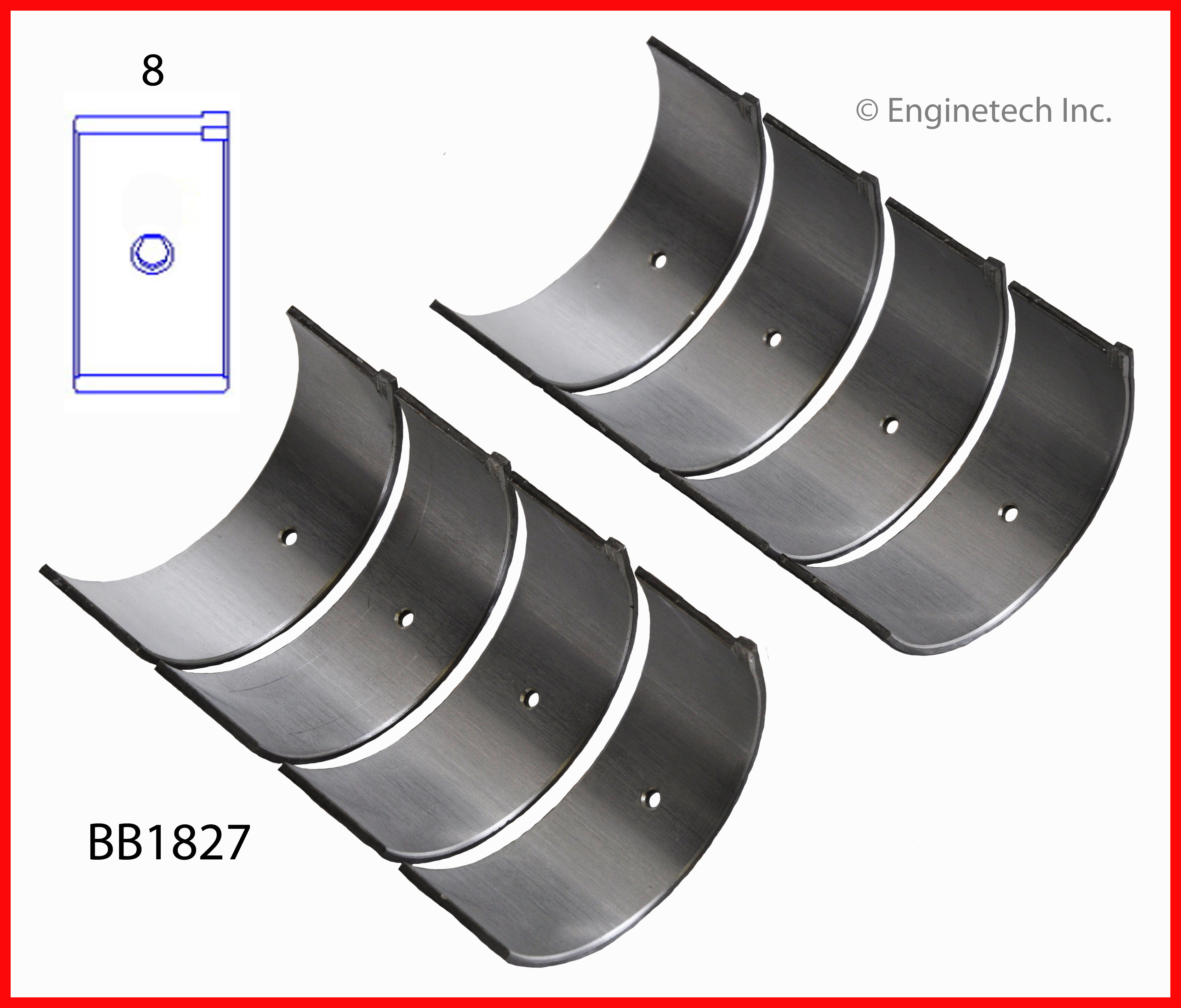 Engine Connecting Rod Bearing Set