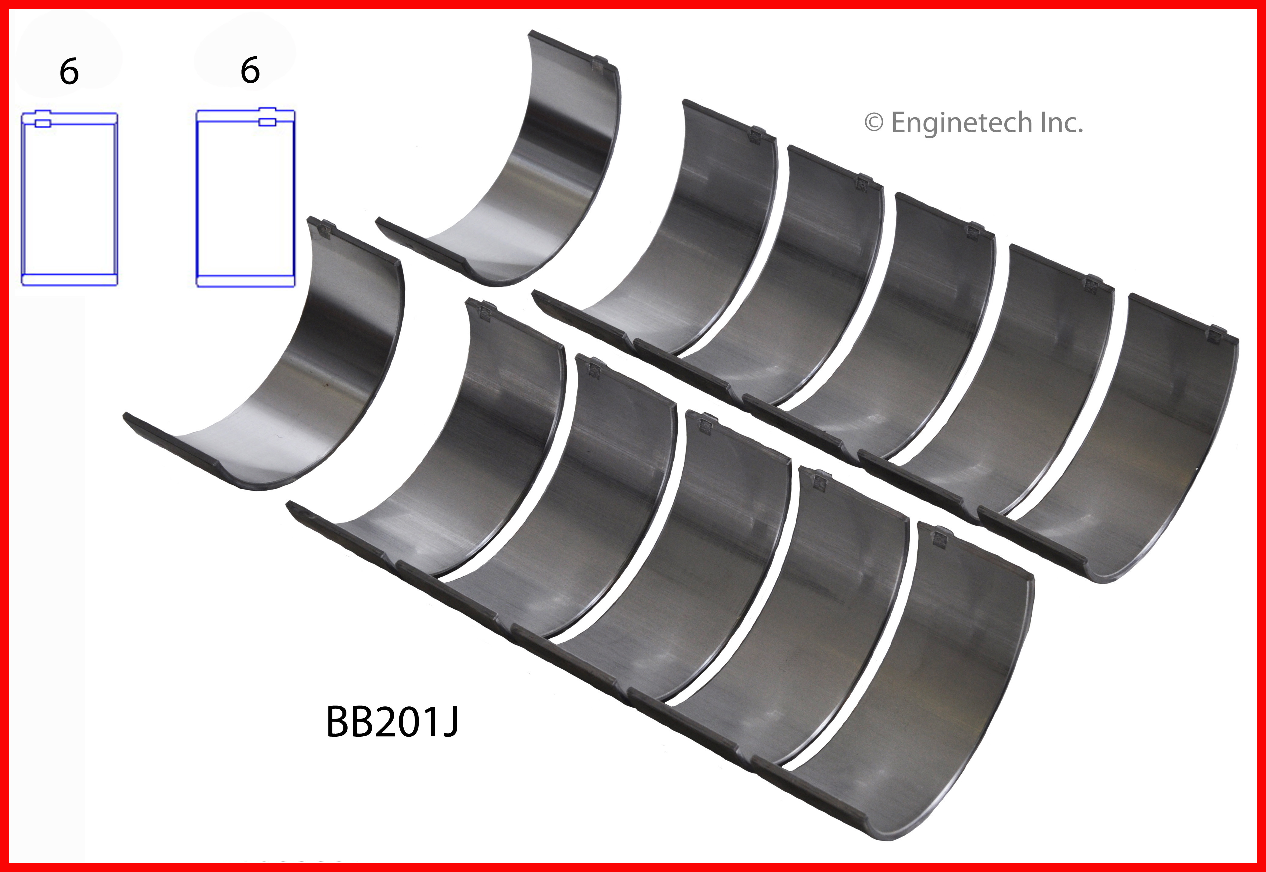 Engine Connecting Rod Bearing Set