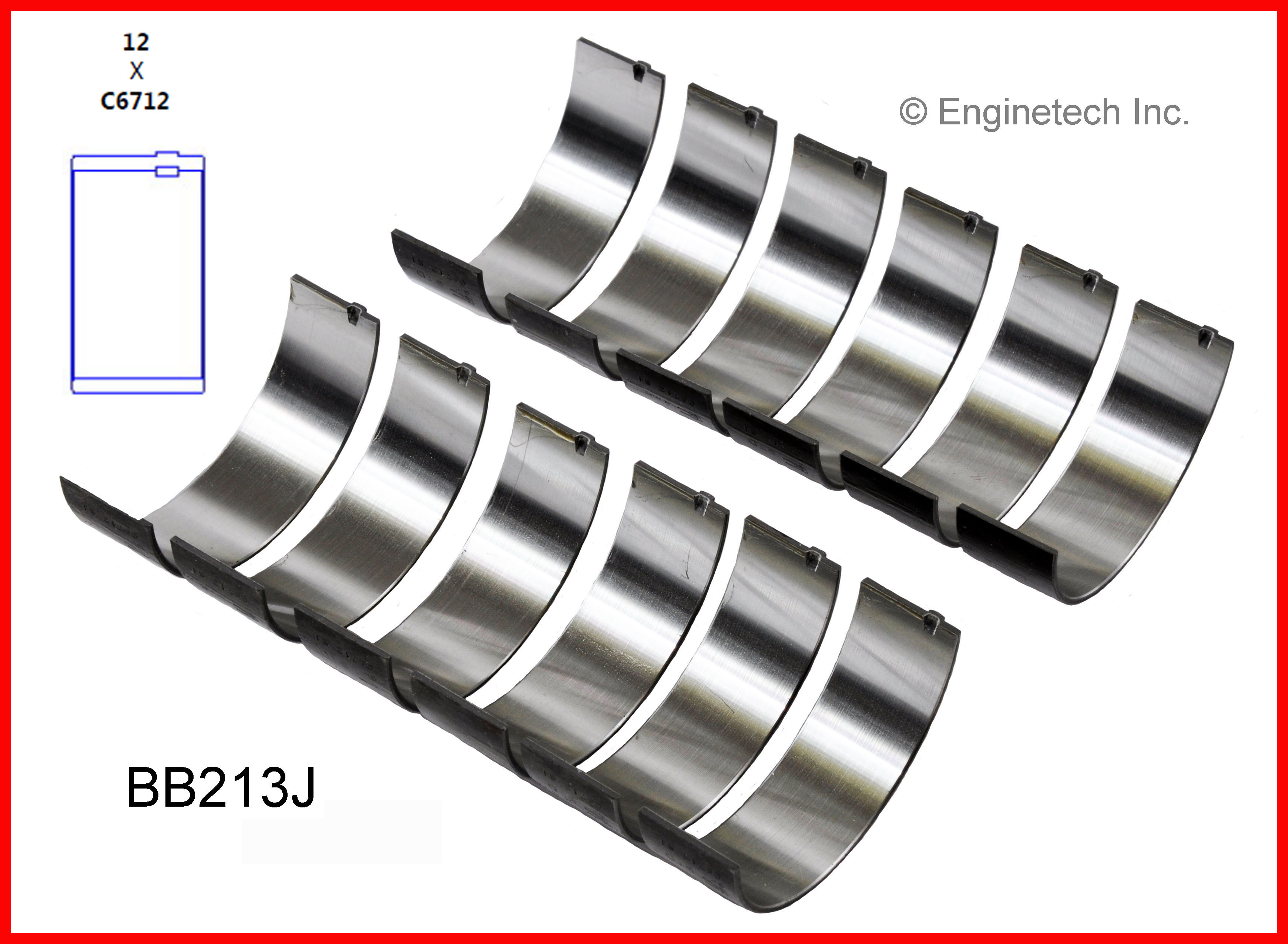 Engine Connecting Rod Bearing Set