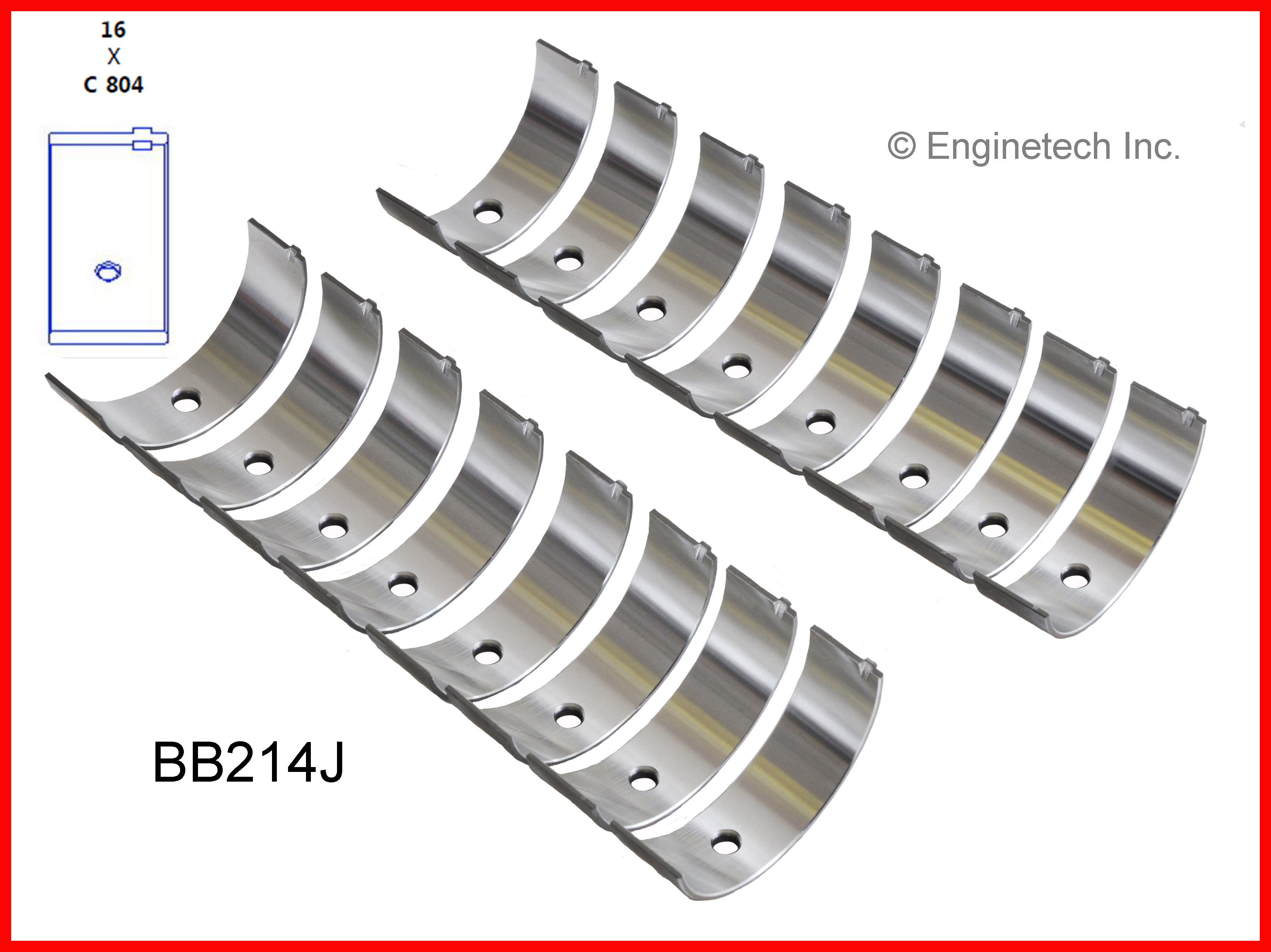 Engine Connecting Rod Bearing Set