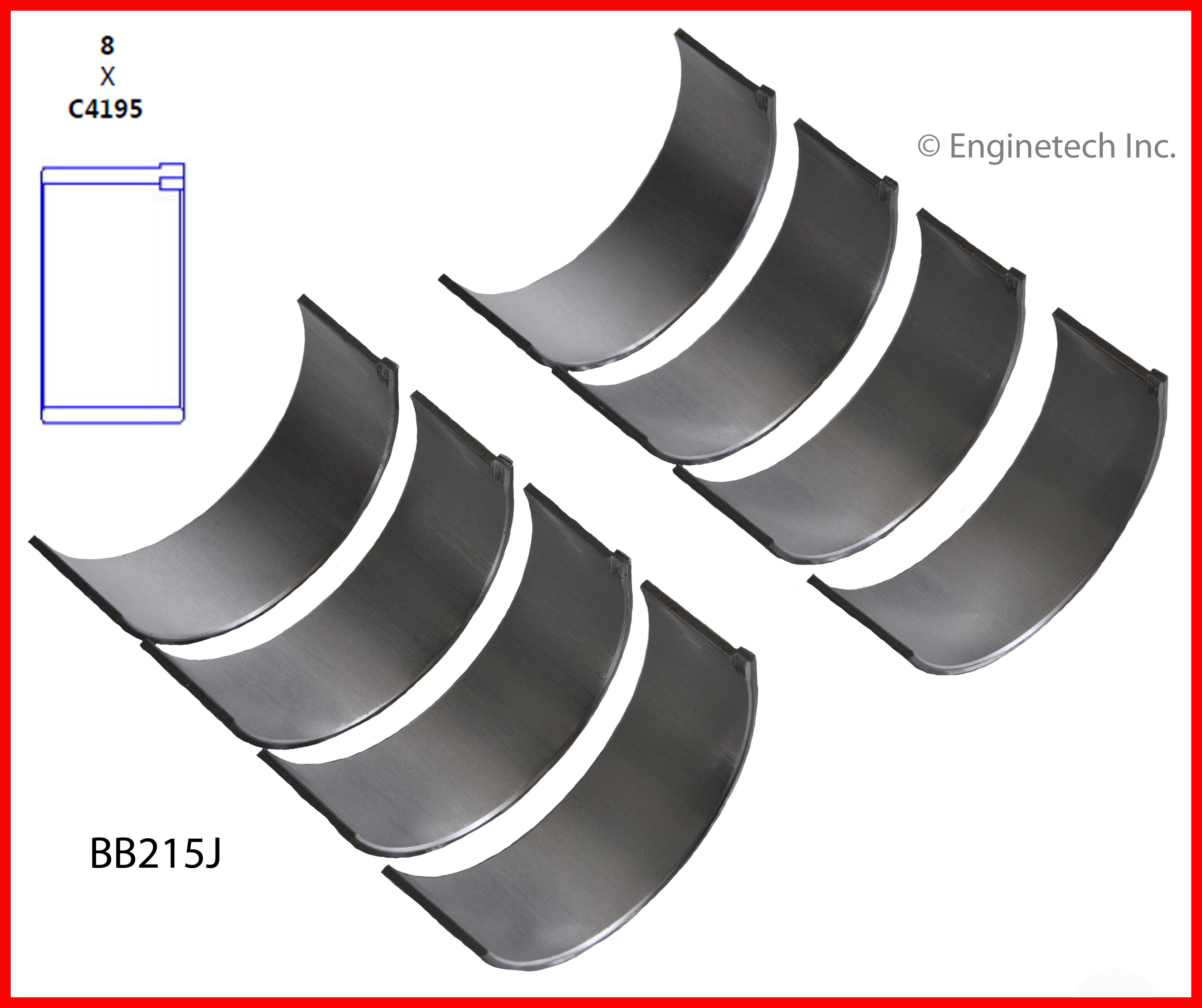 Engine Connecting Rod Bearing Set