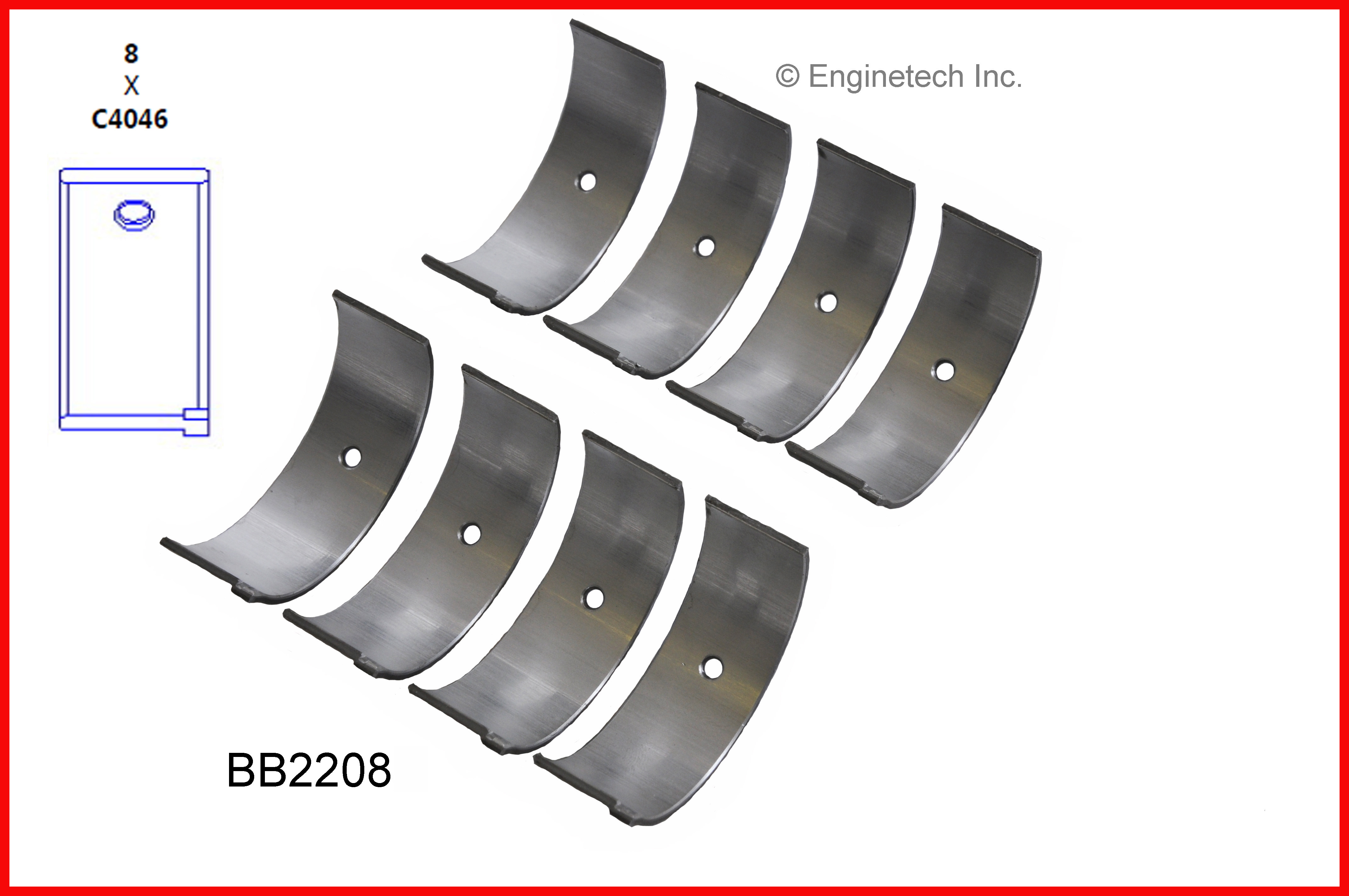 Engine Connecting Rod Bearing Set