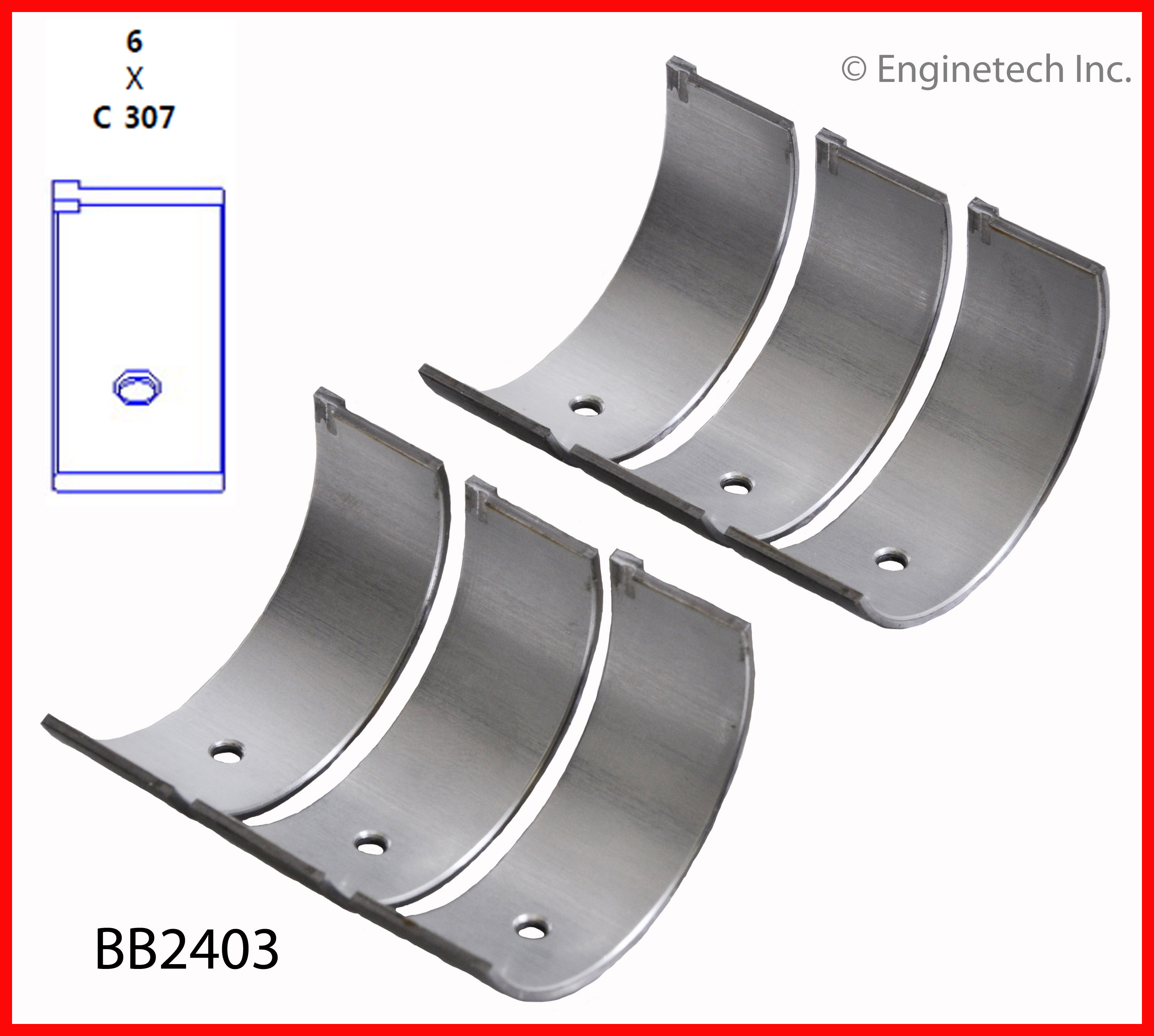 Engine Connecting Rod Bearing Set