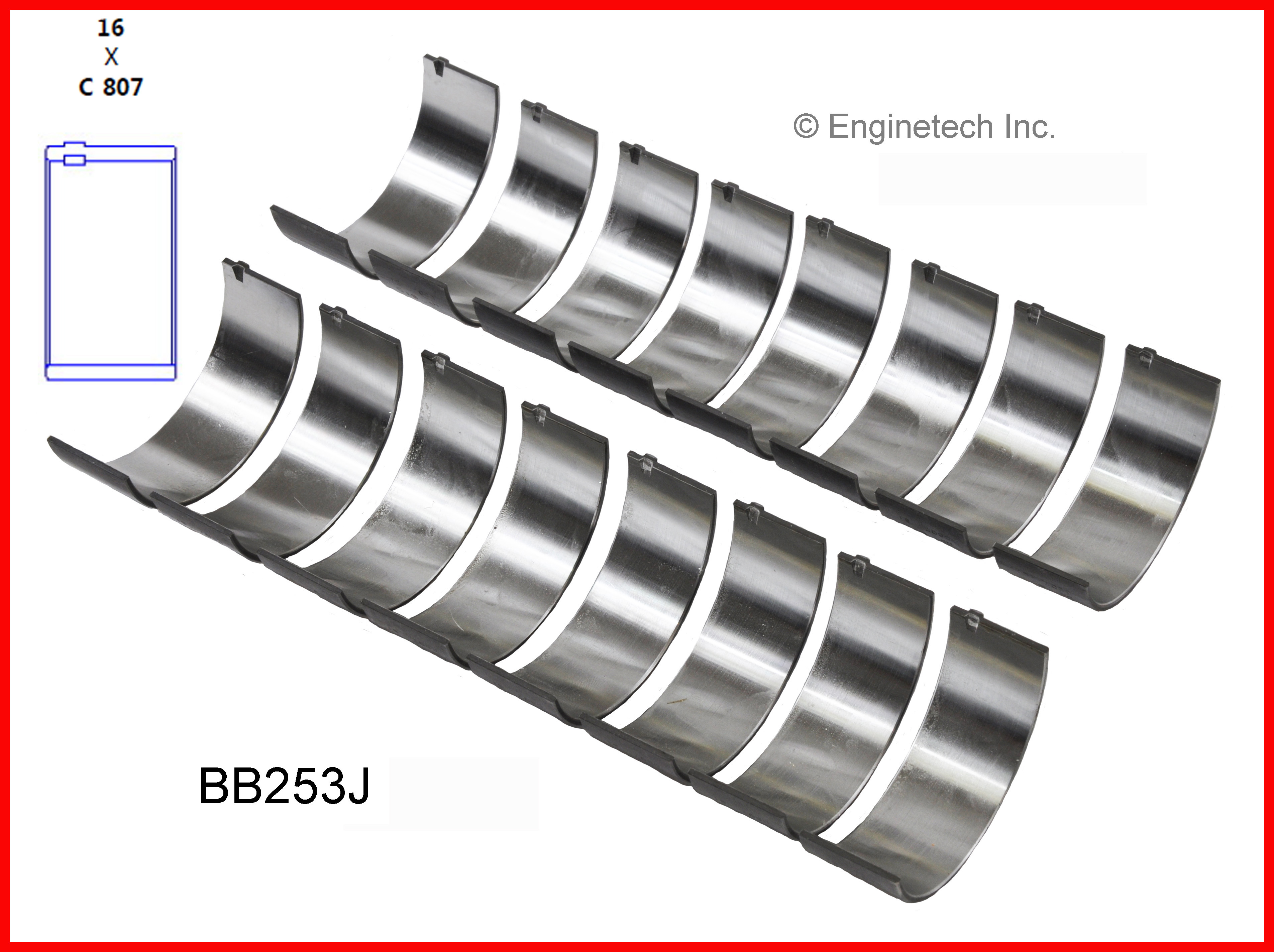 Engine Connecting Rod Bearing Set