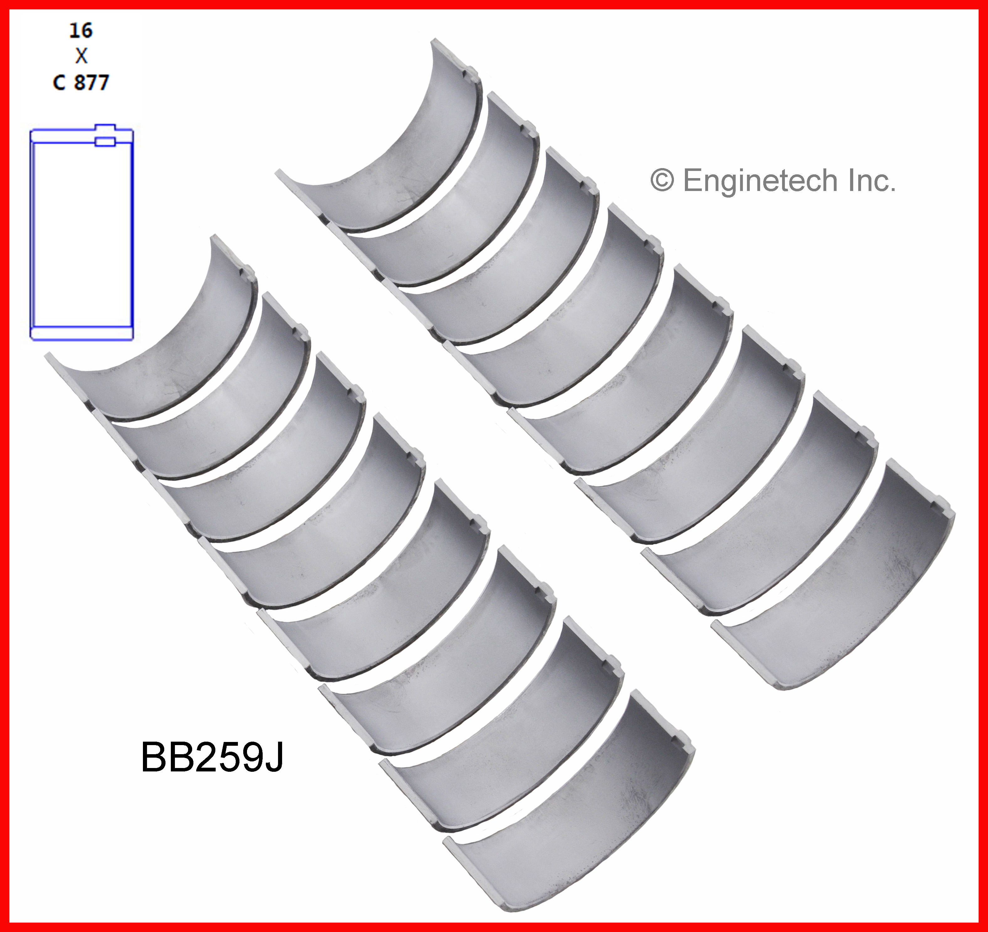 Engine Connecting Rod Bearing Set