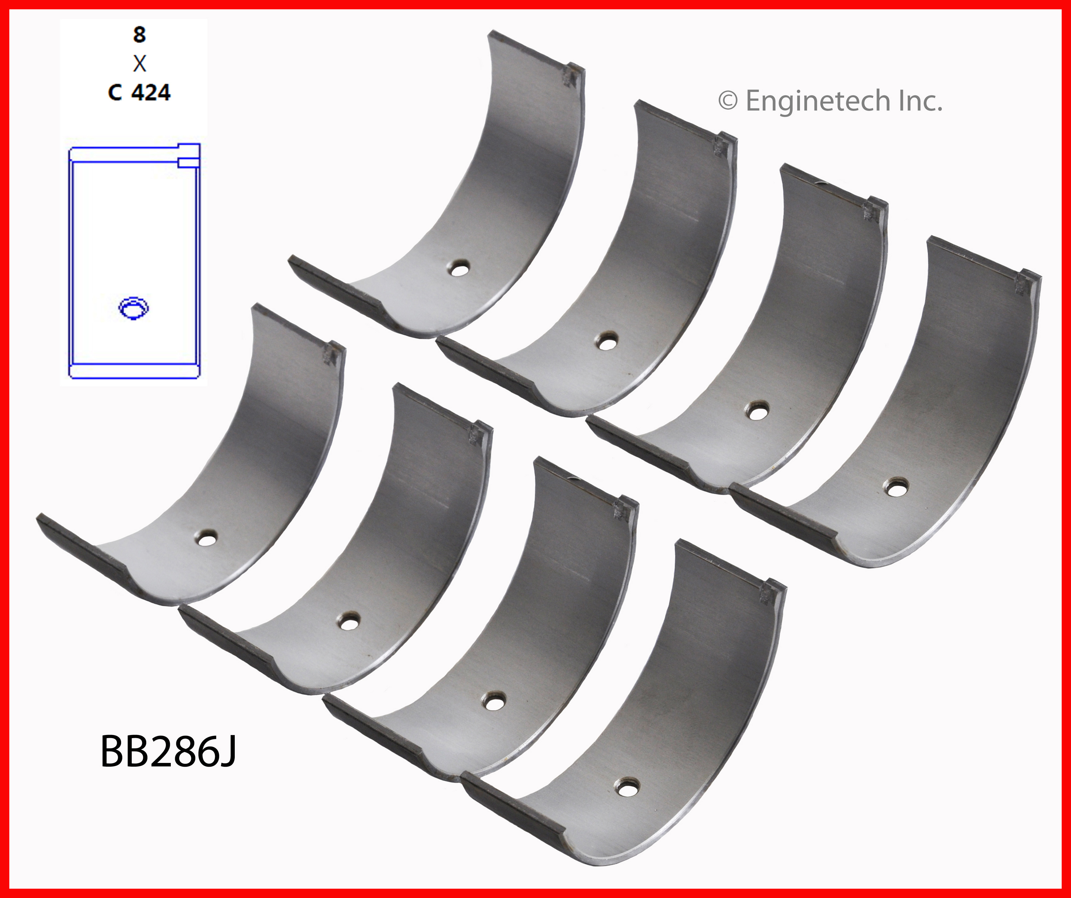 Engine Connecting Rod Bearing Set