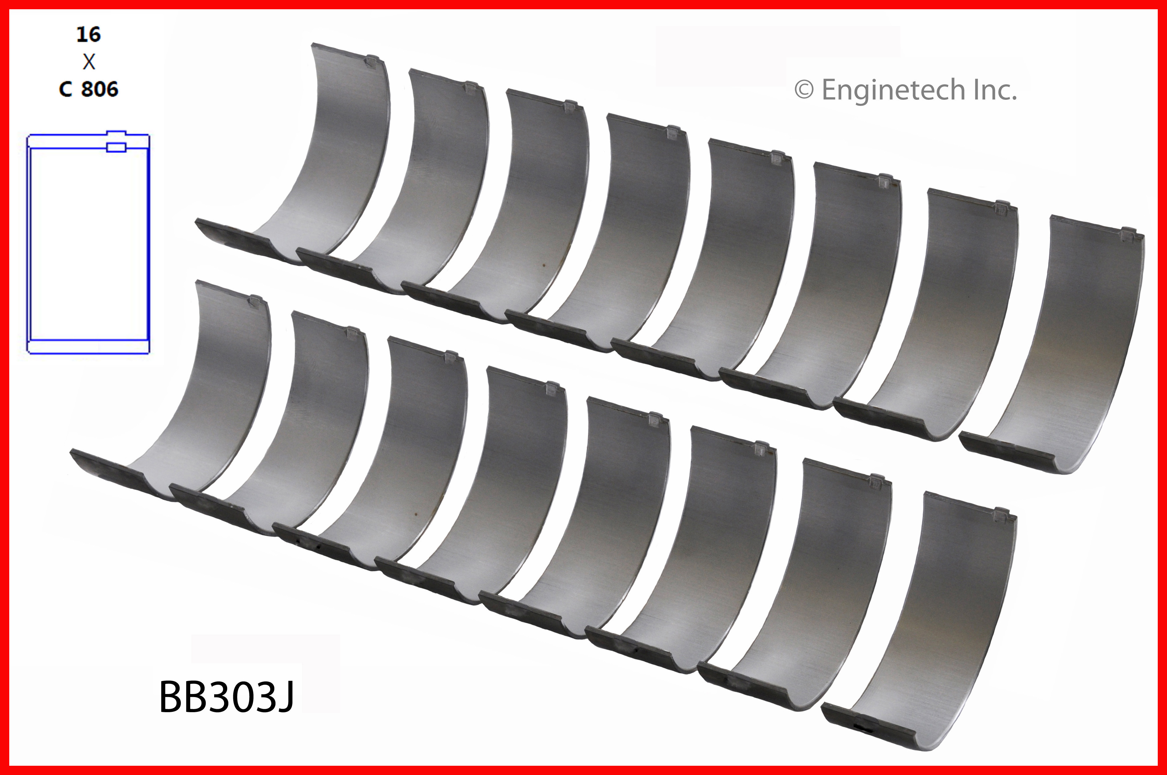 Engine Connecting Rod Bearing Set