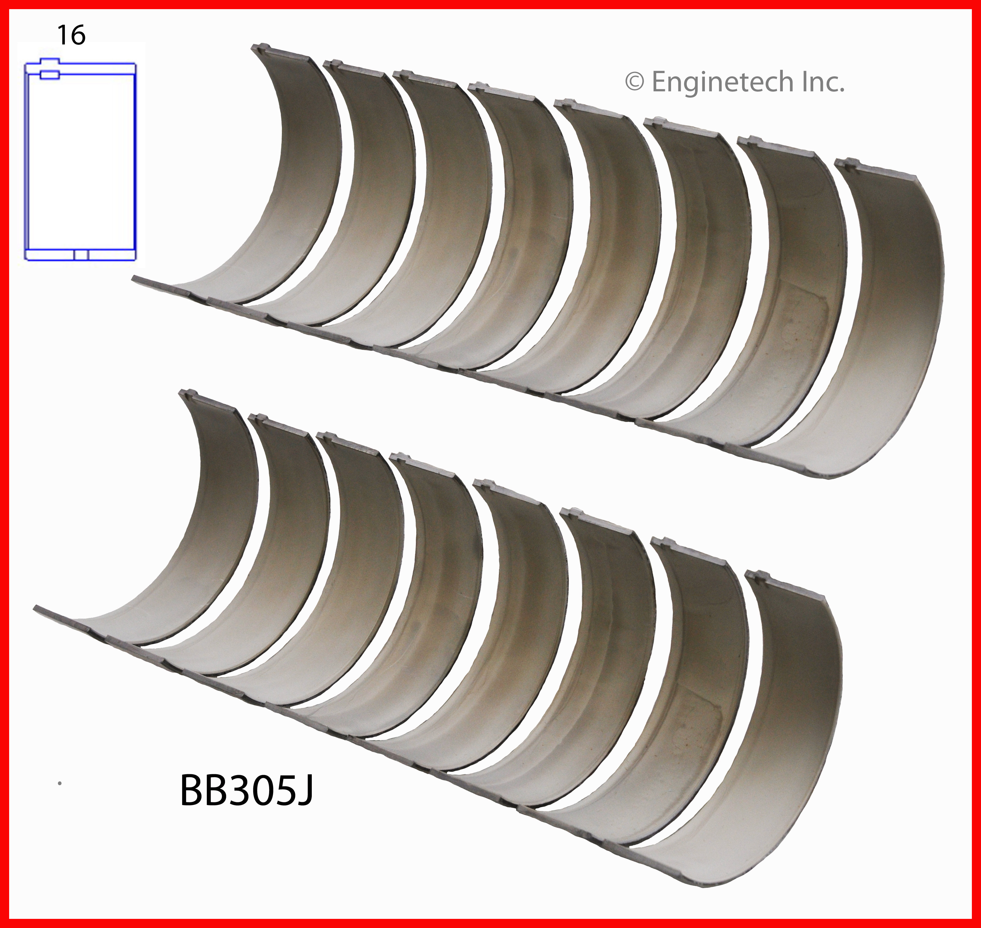 Engine Connecting Rod Bearing Set