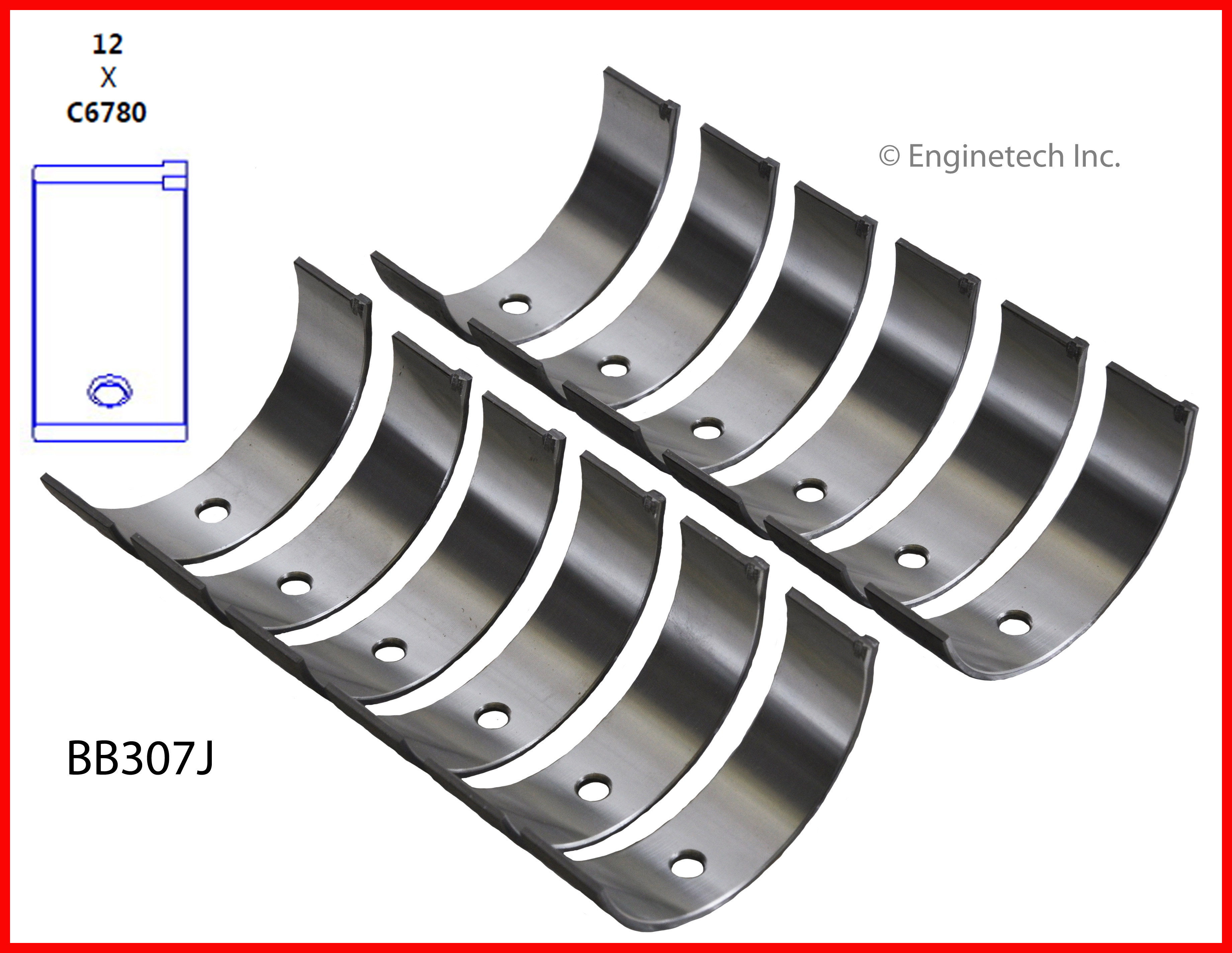 Engine Connecting Rod Bearing Set