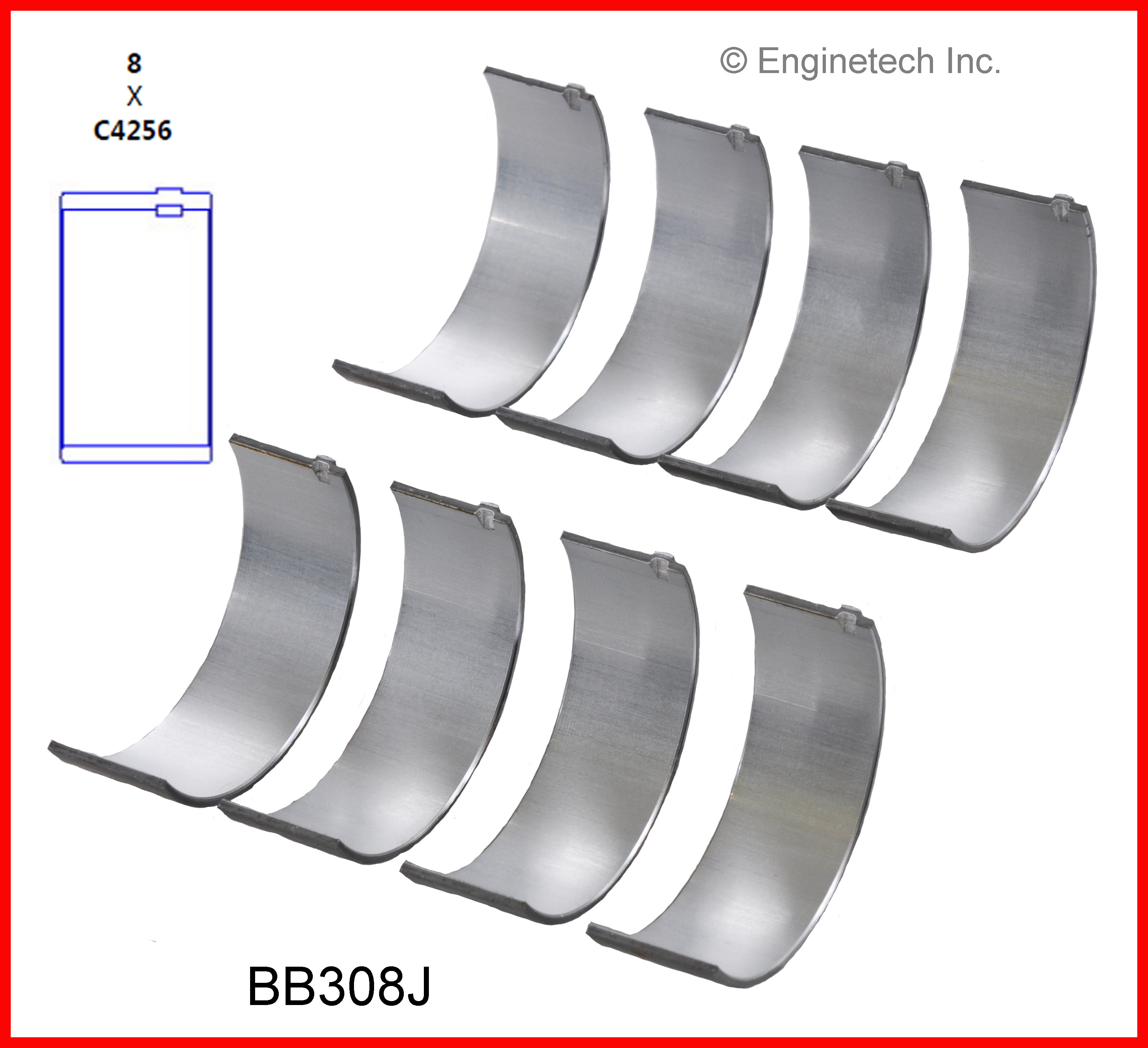 Engine Connecting Rod Bearing Set