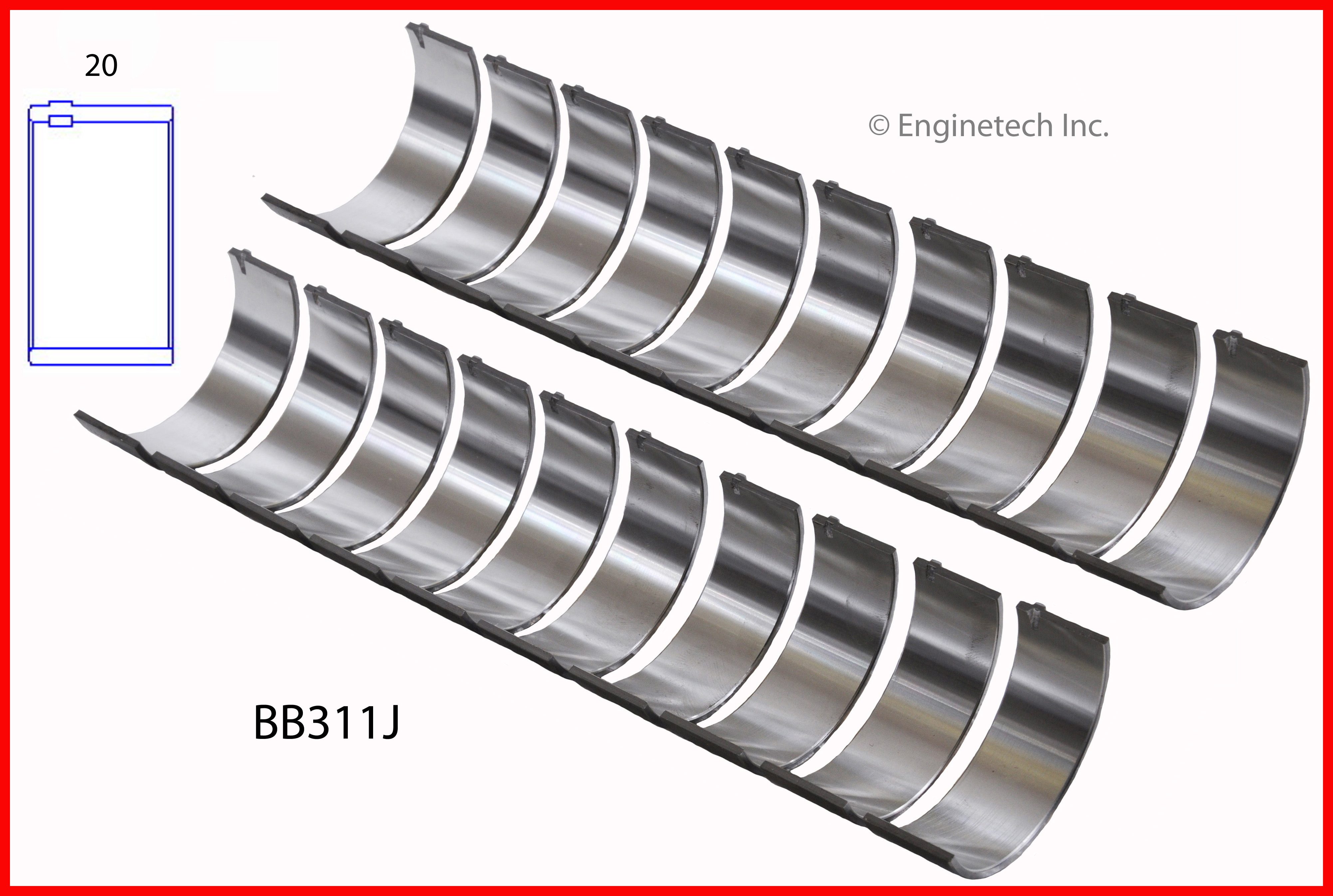 Engine Connecting Rod Bearing Set