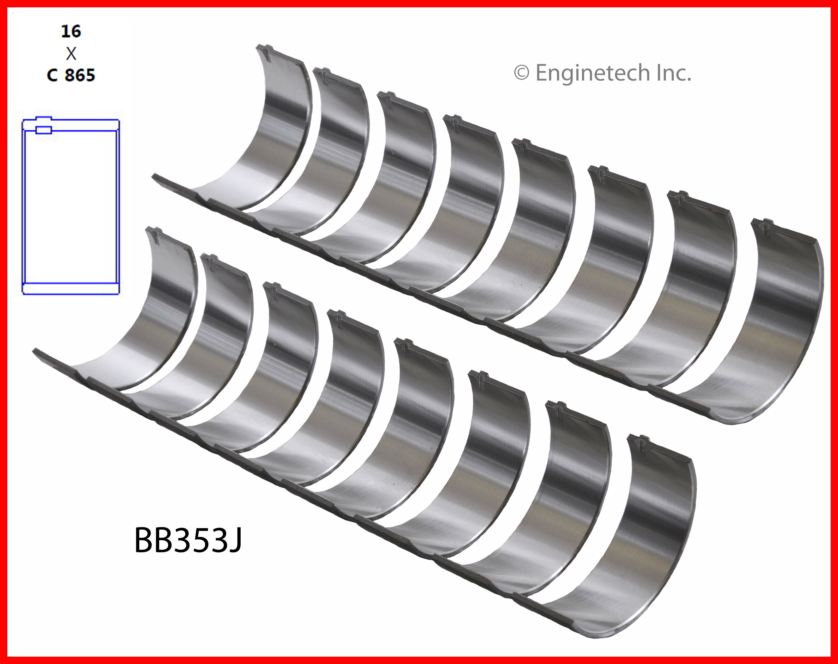 Engine Connecting Rod Bearing Set