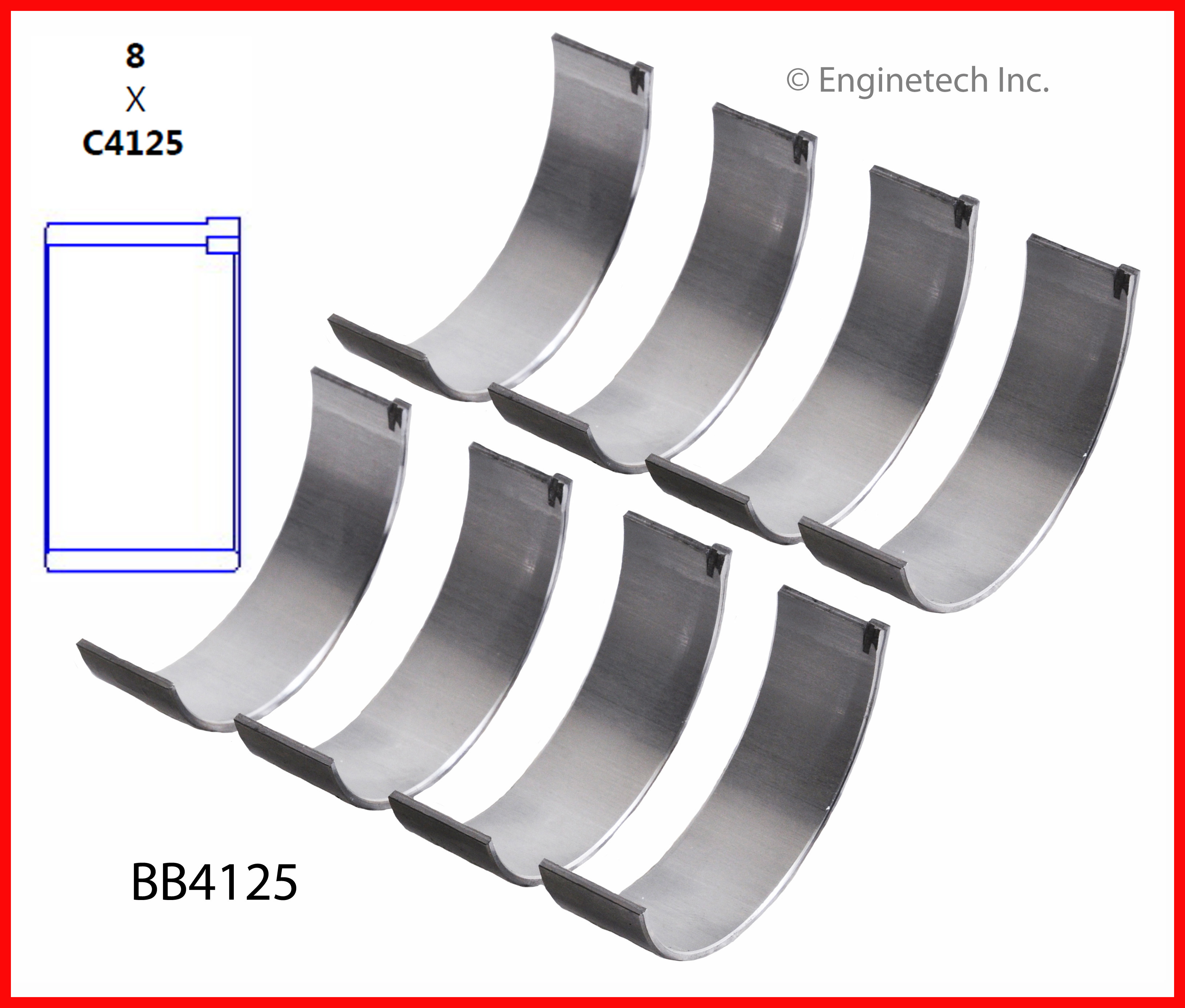 Engine Connecting Rod Bearing Set