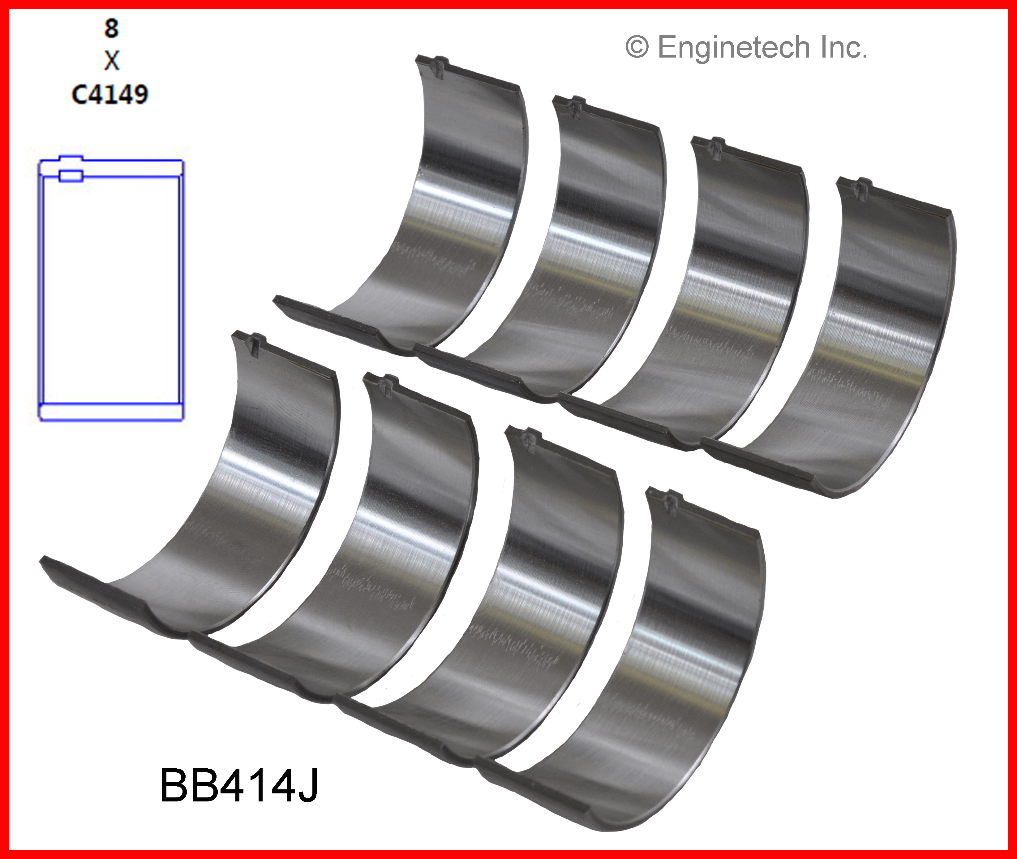 Engine Connecting Rod Bearing Set