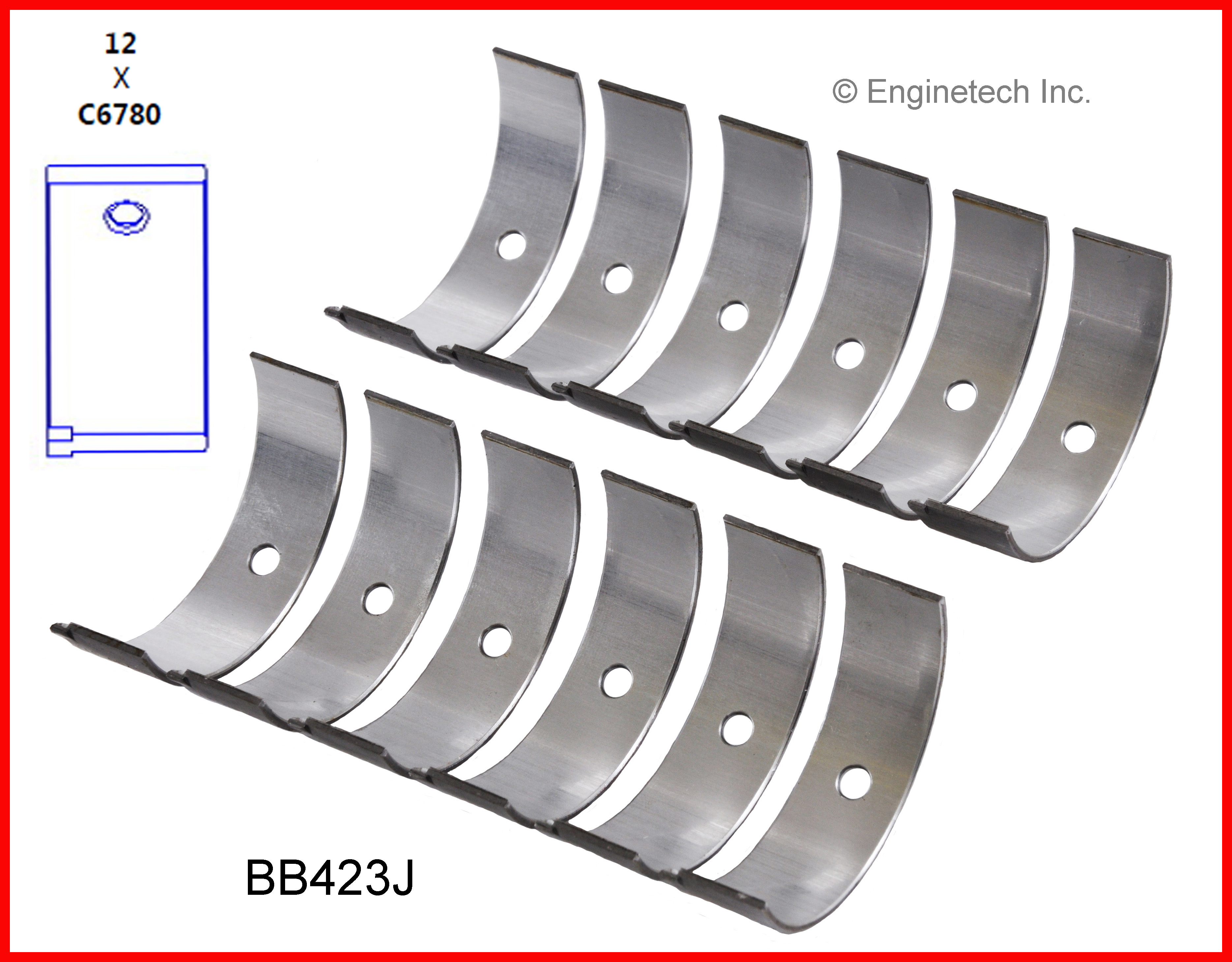 Engine Connecting Rod Bearing Set