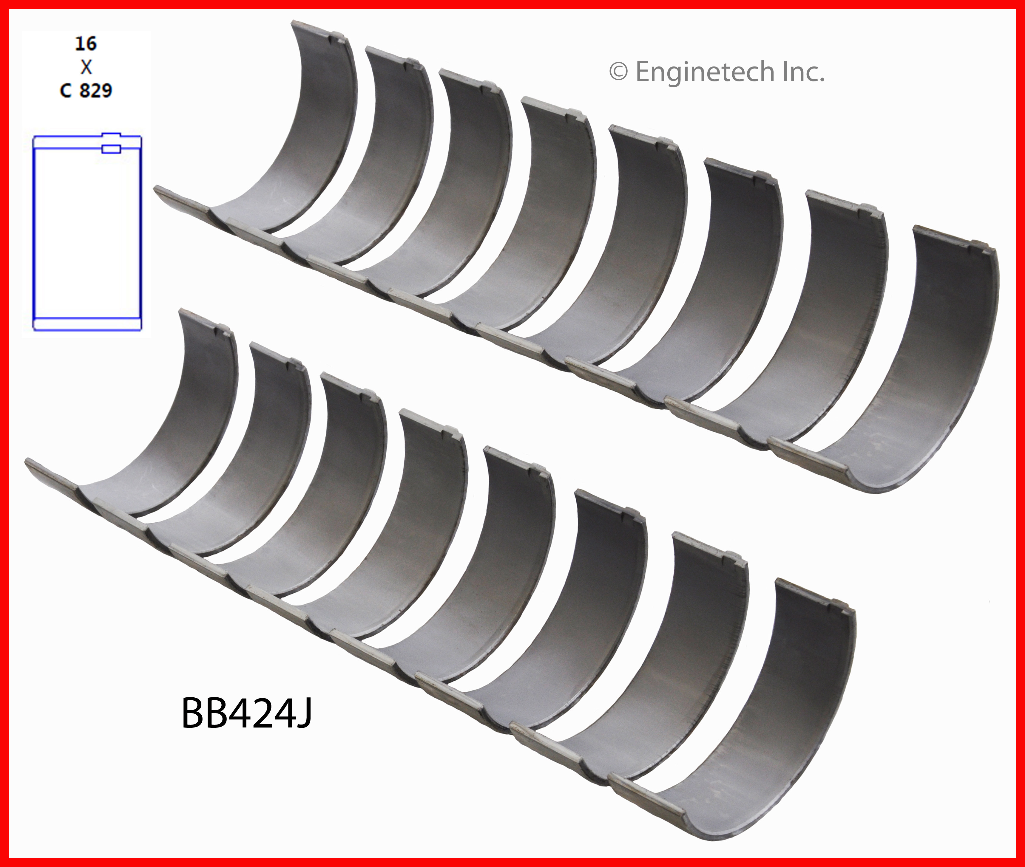 Engine Connecting Rod Bearing Set