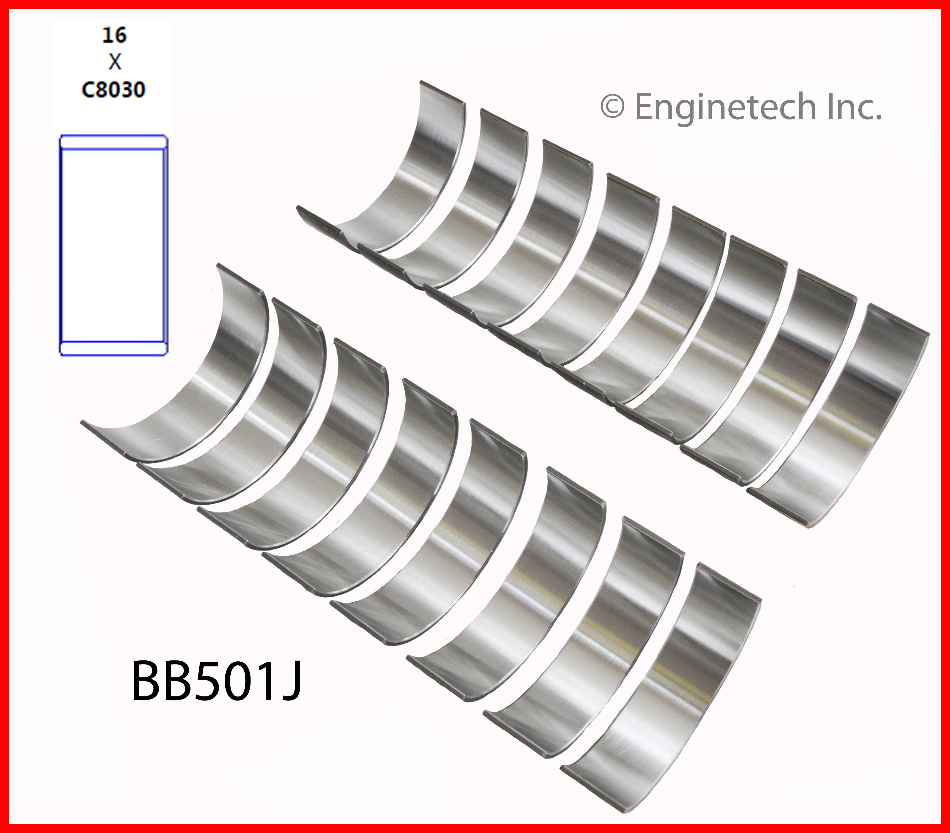 Engine Connecting Rod Bearing Set