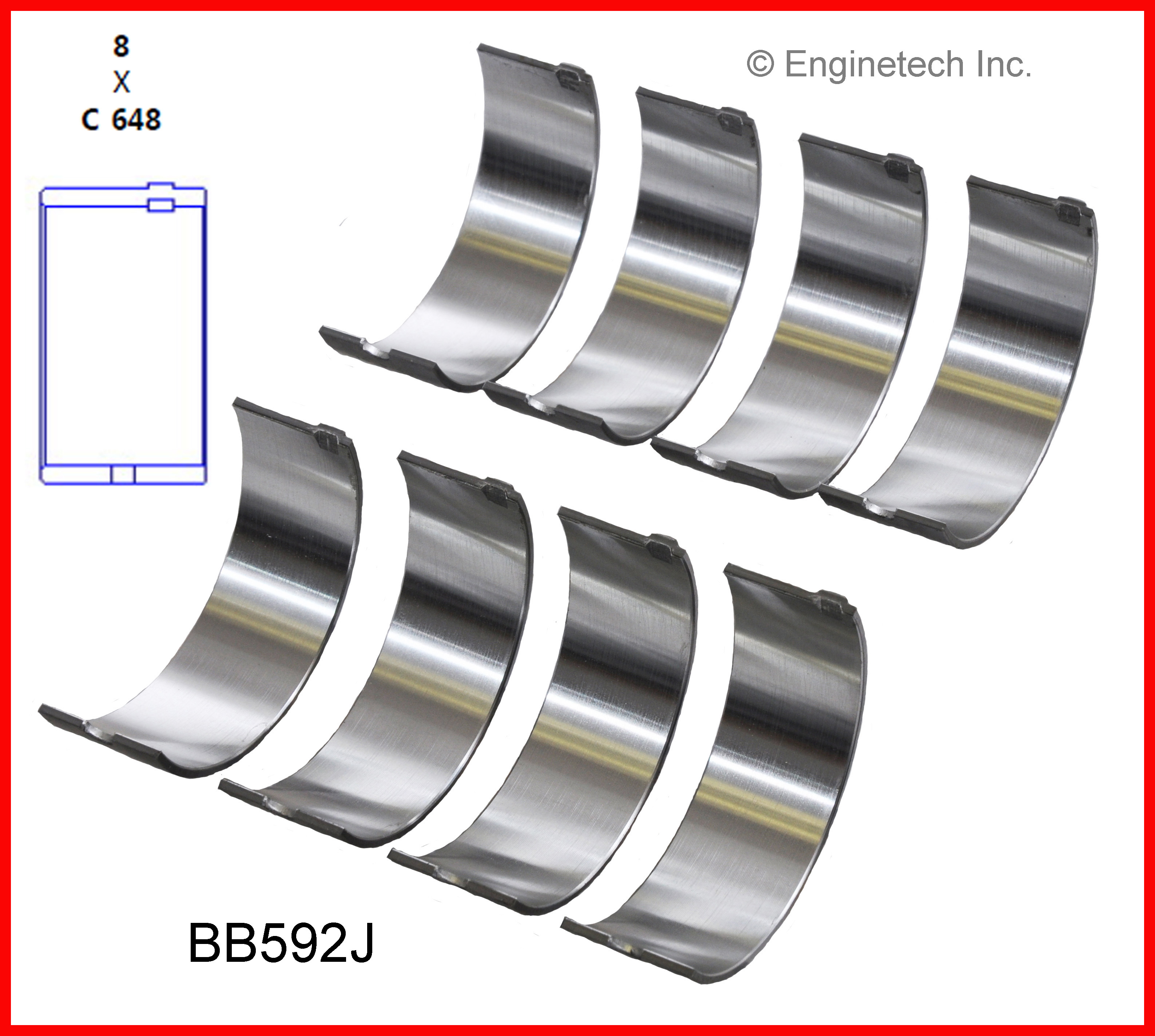 Engine Connecting Rod Bearing Set