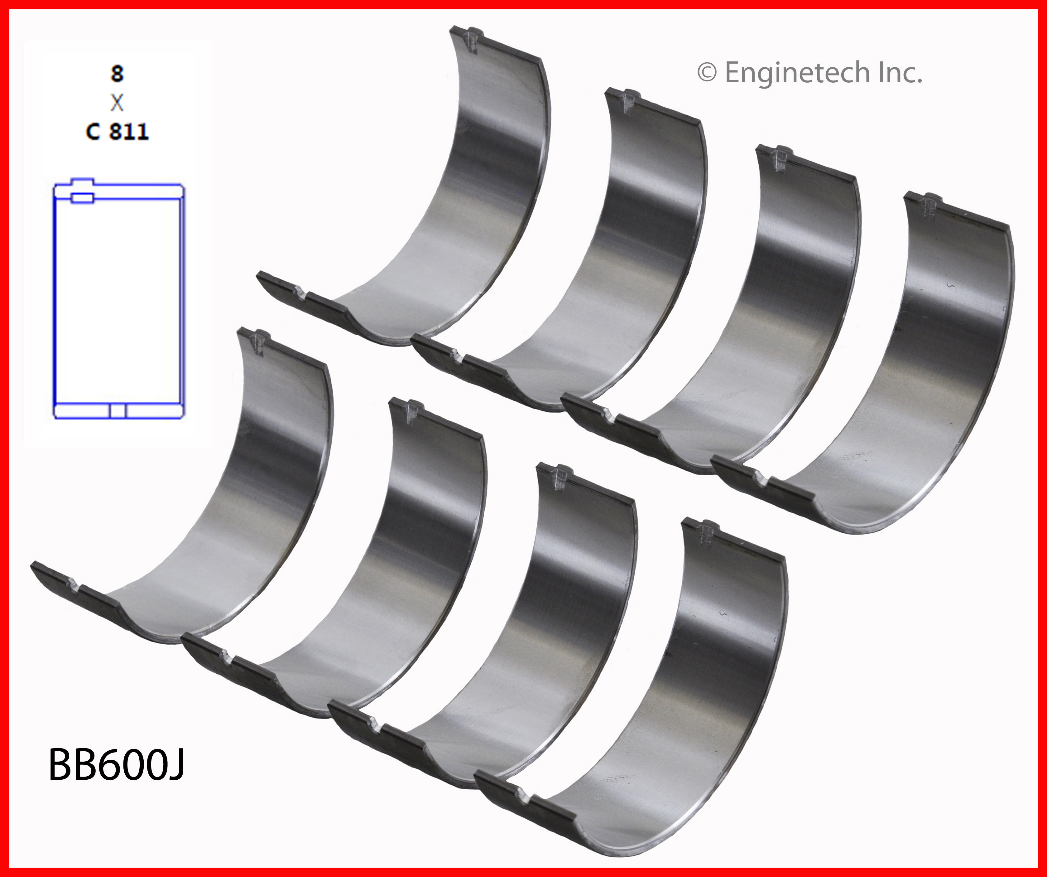 Engine Connecting Rod Bearing Set