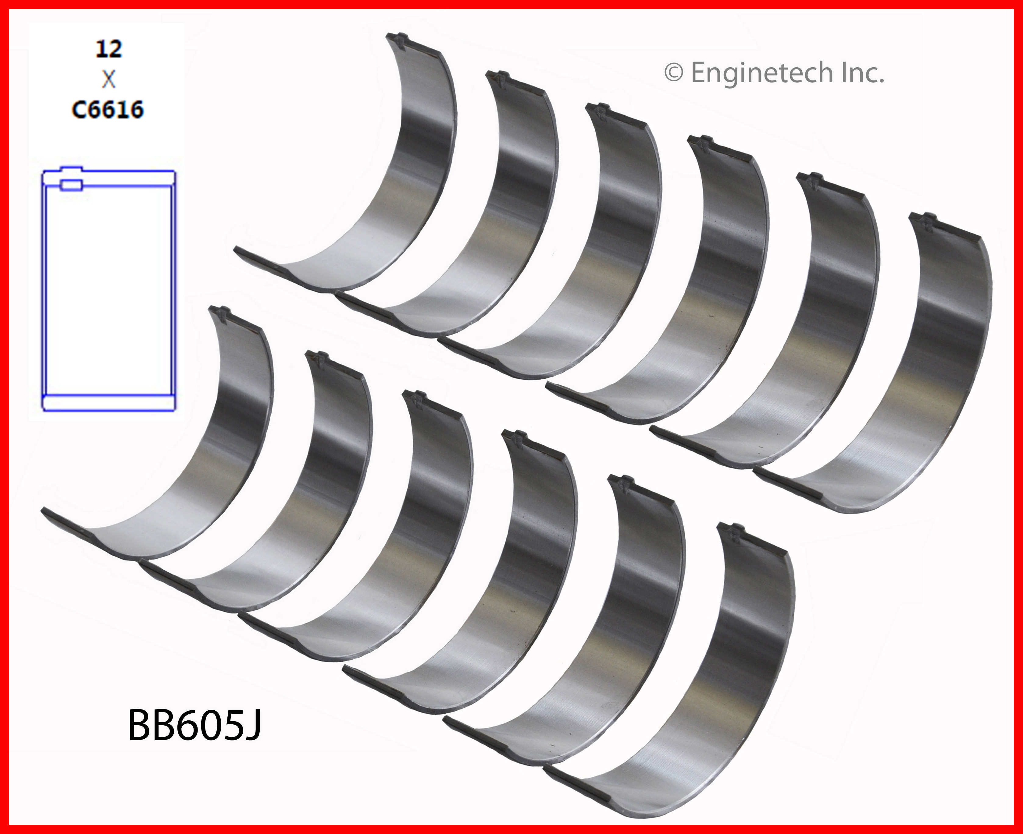 Engine Connecting Rod Bearing Set