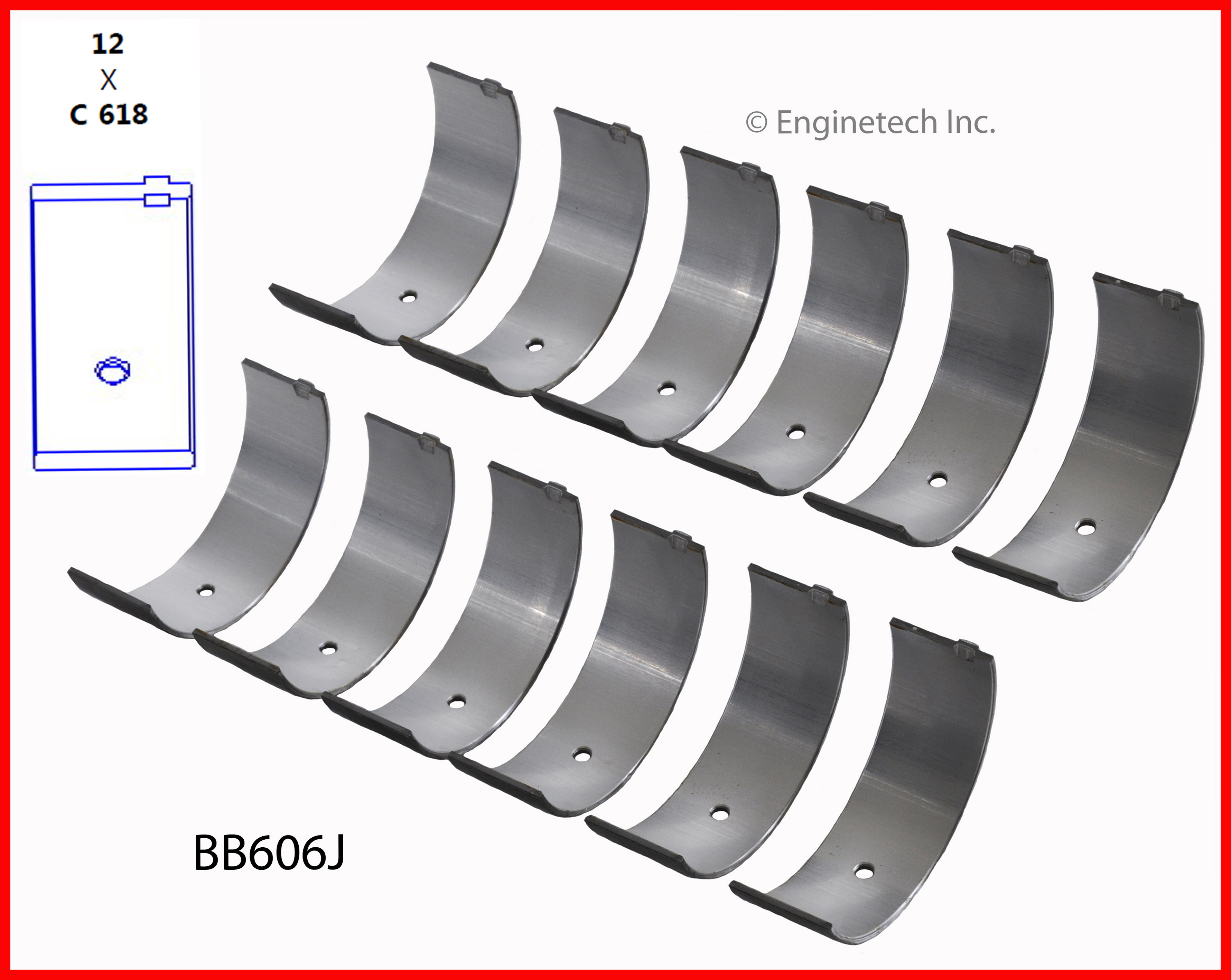 Engine Connecting Rod Bearing Set