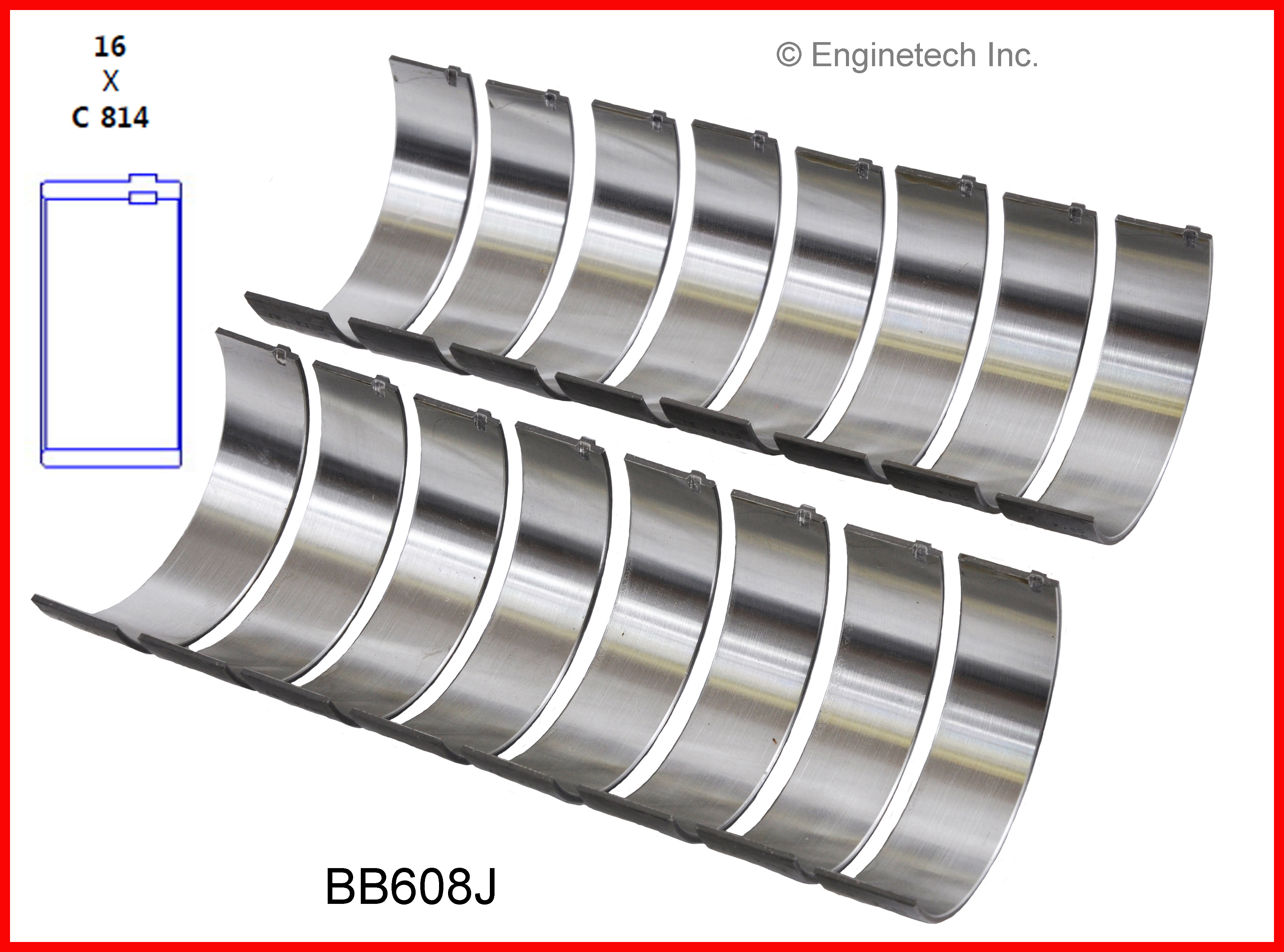 Engine Connecting Rod Bearing Set