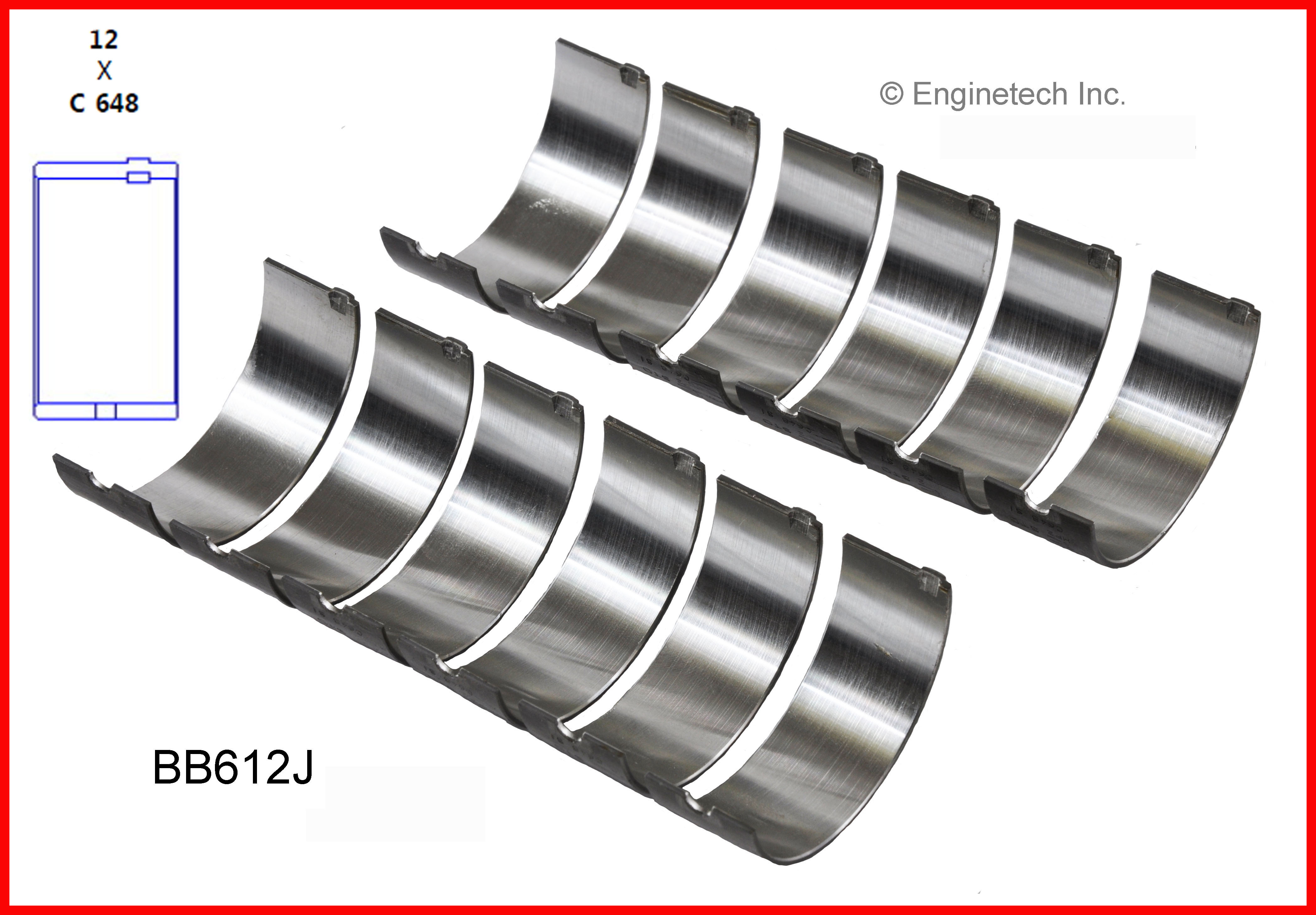 Engine Connecting Rod Bearing Set