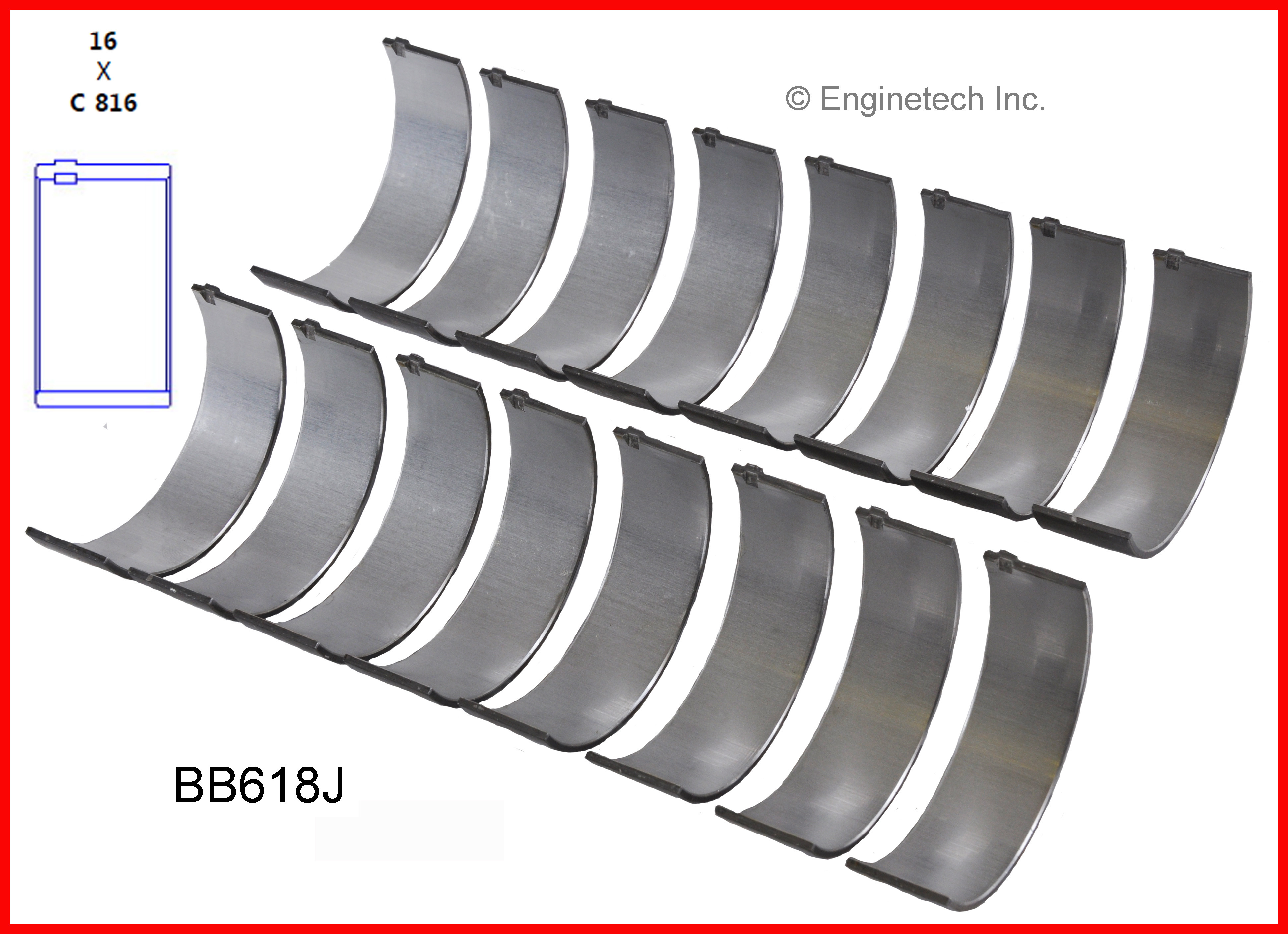 Engine Connecting Rod Bearing Set