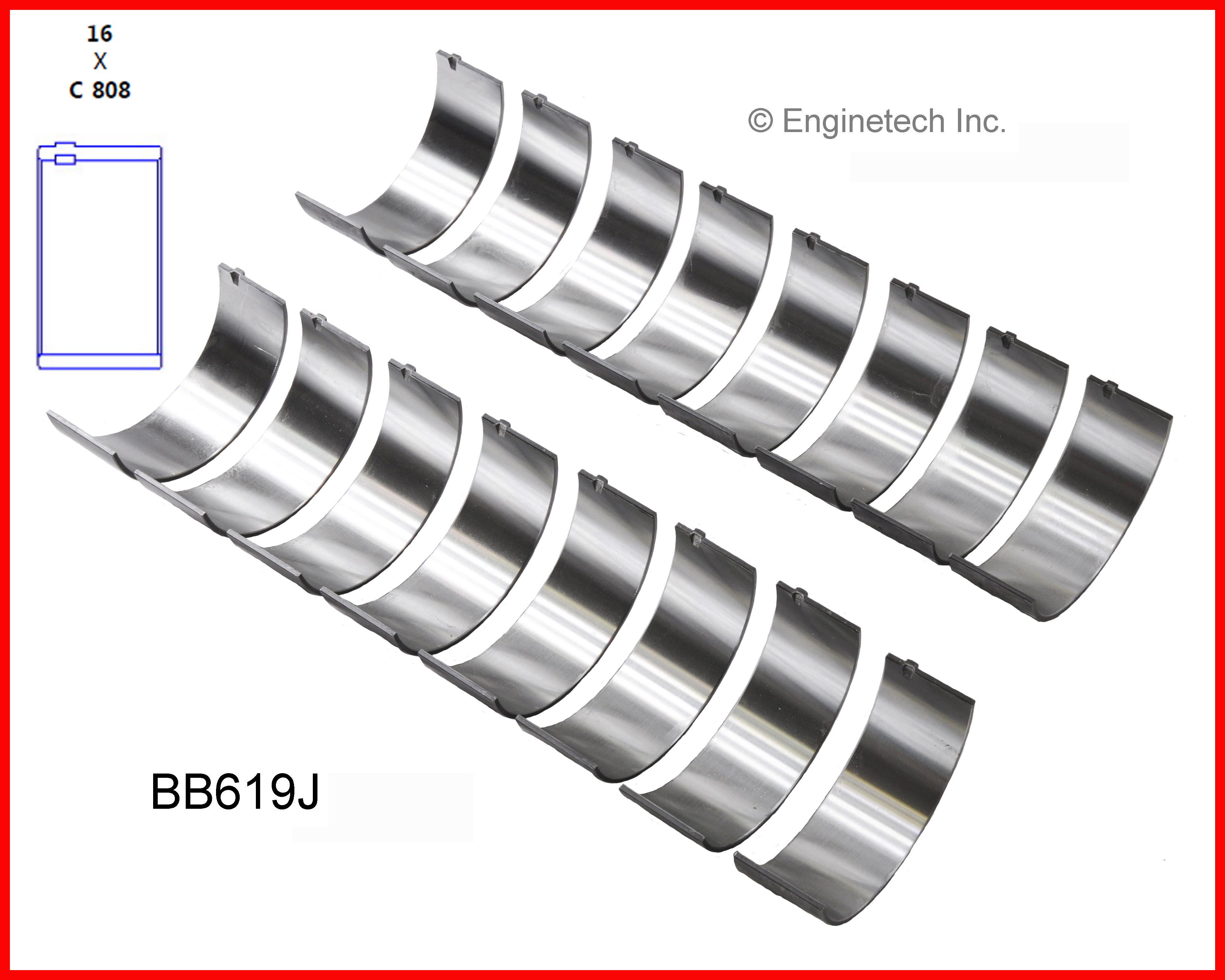 Engine Connecting Rod Bearing Set