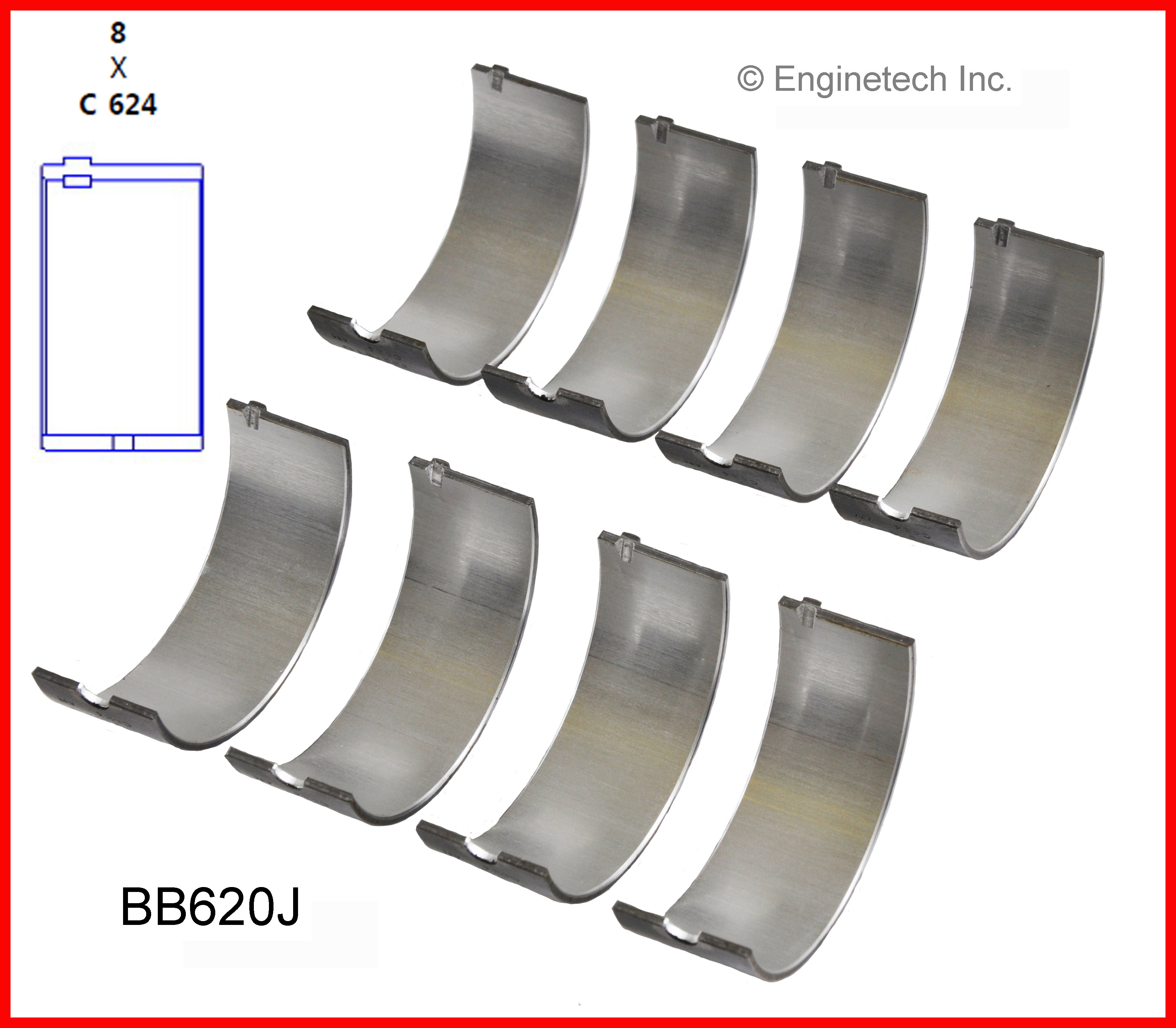 Engine Connecting Rod Bearing Set