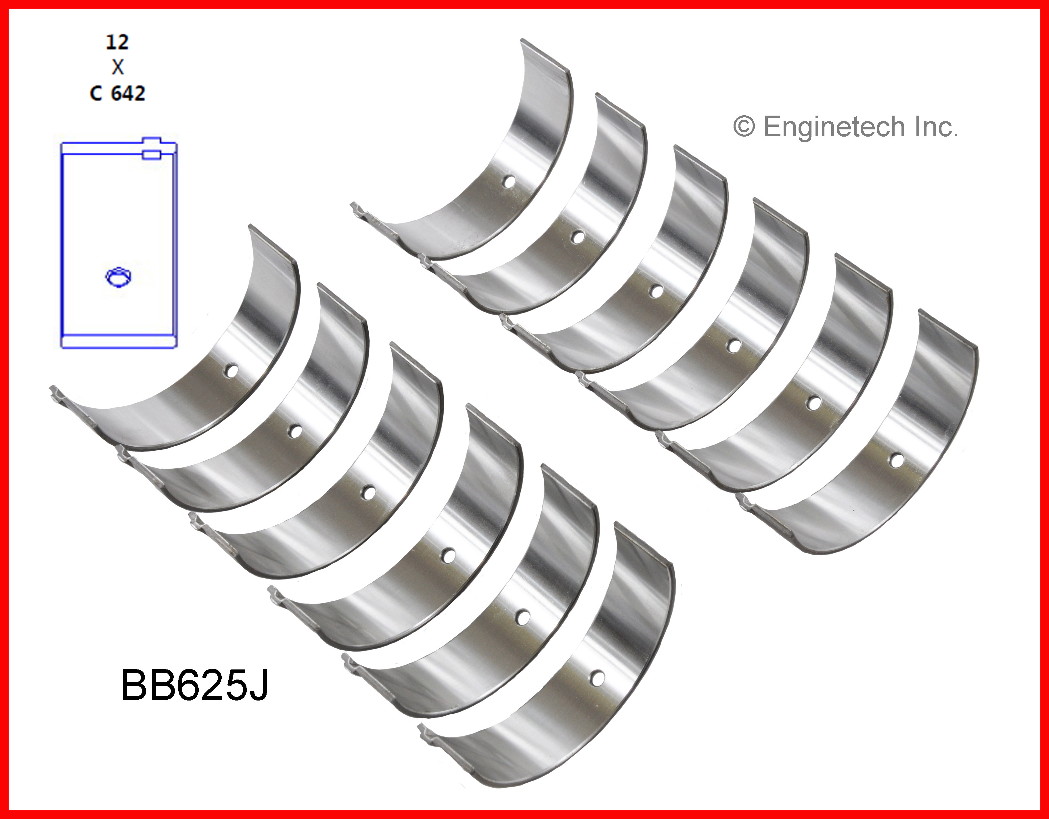 Engine Connecting Rod Bearing Set