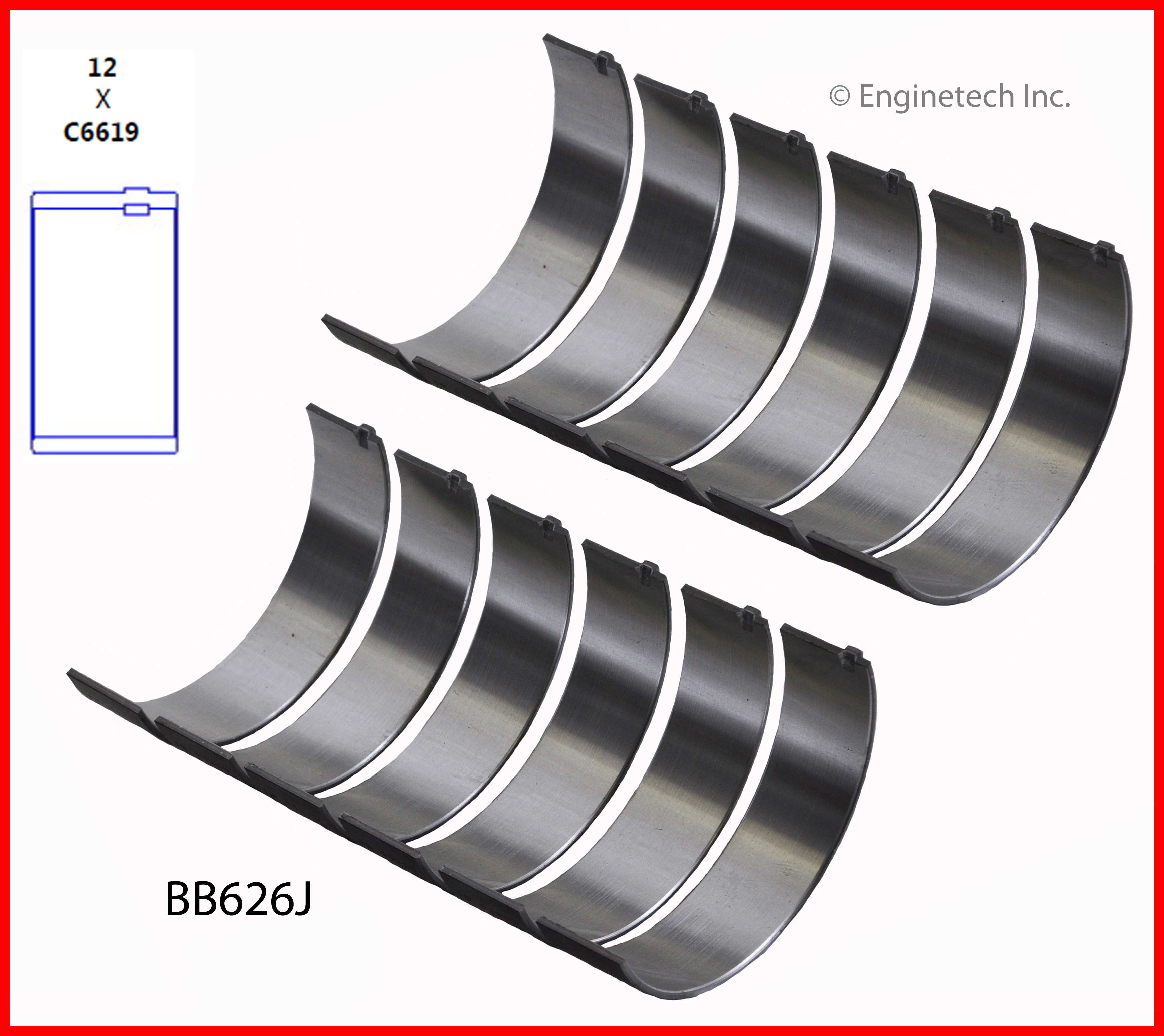 Engine Connecting Rod Bearing Set