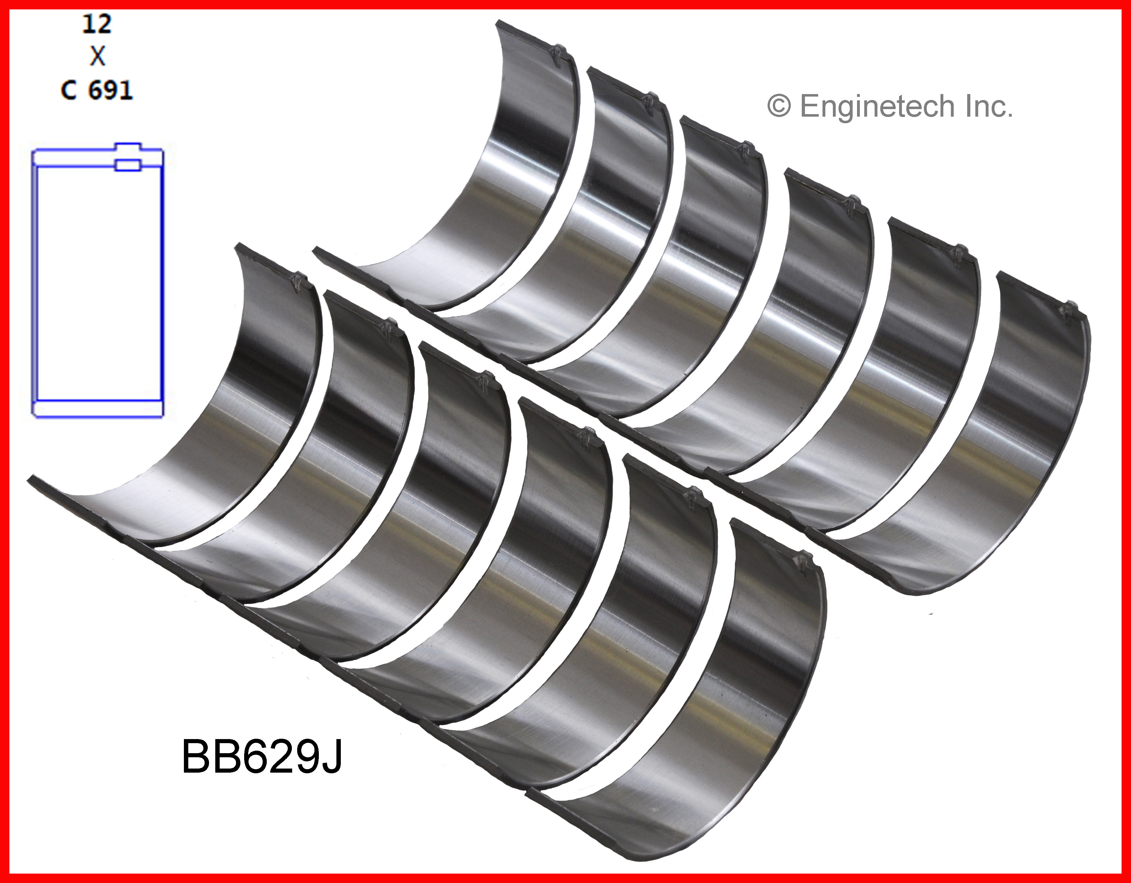 Engine Connecting Rod Bearing Set