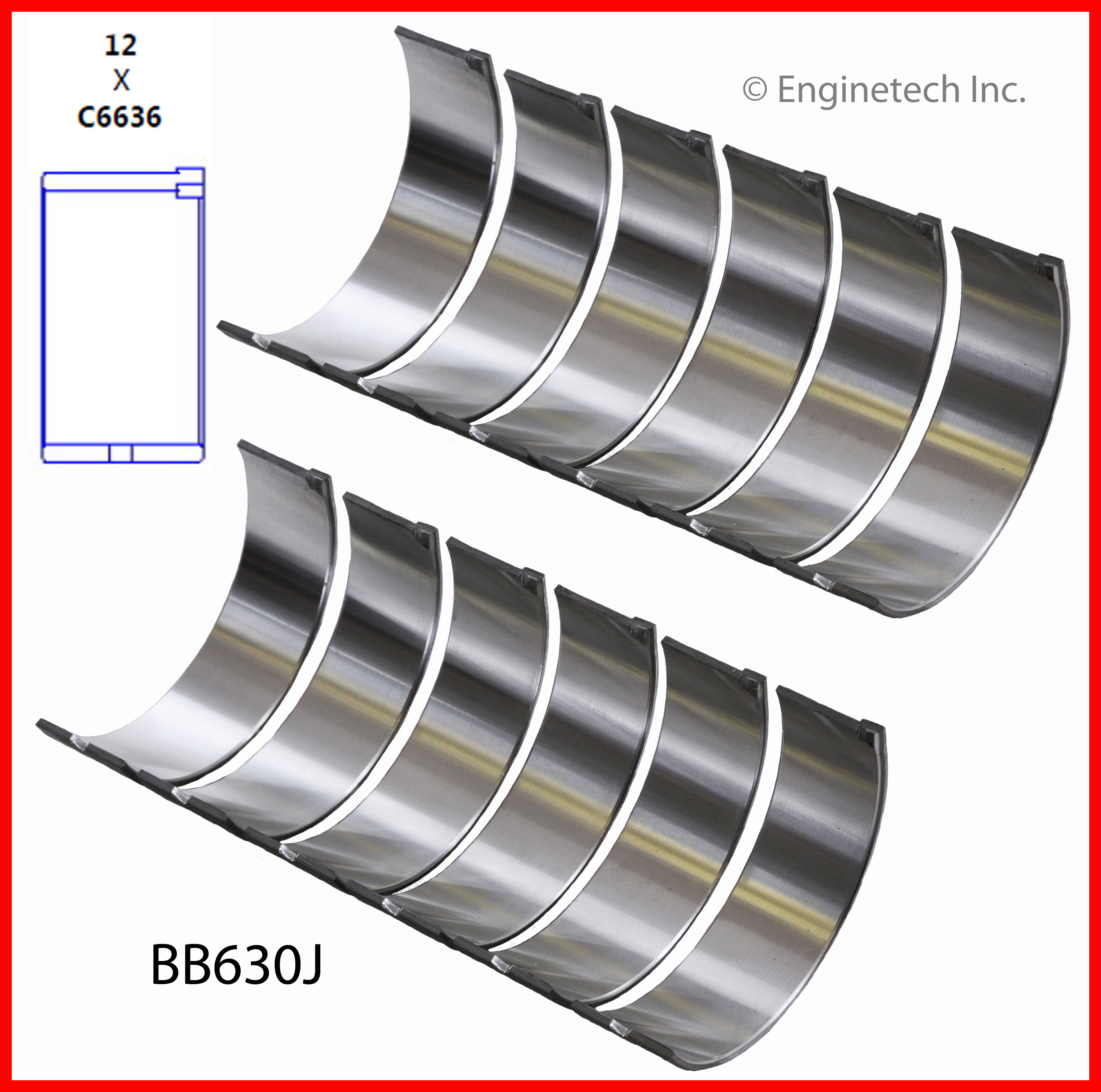 Engine Connecting Rod Bearing Set