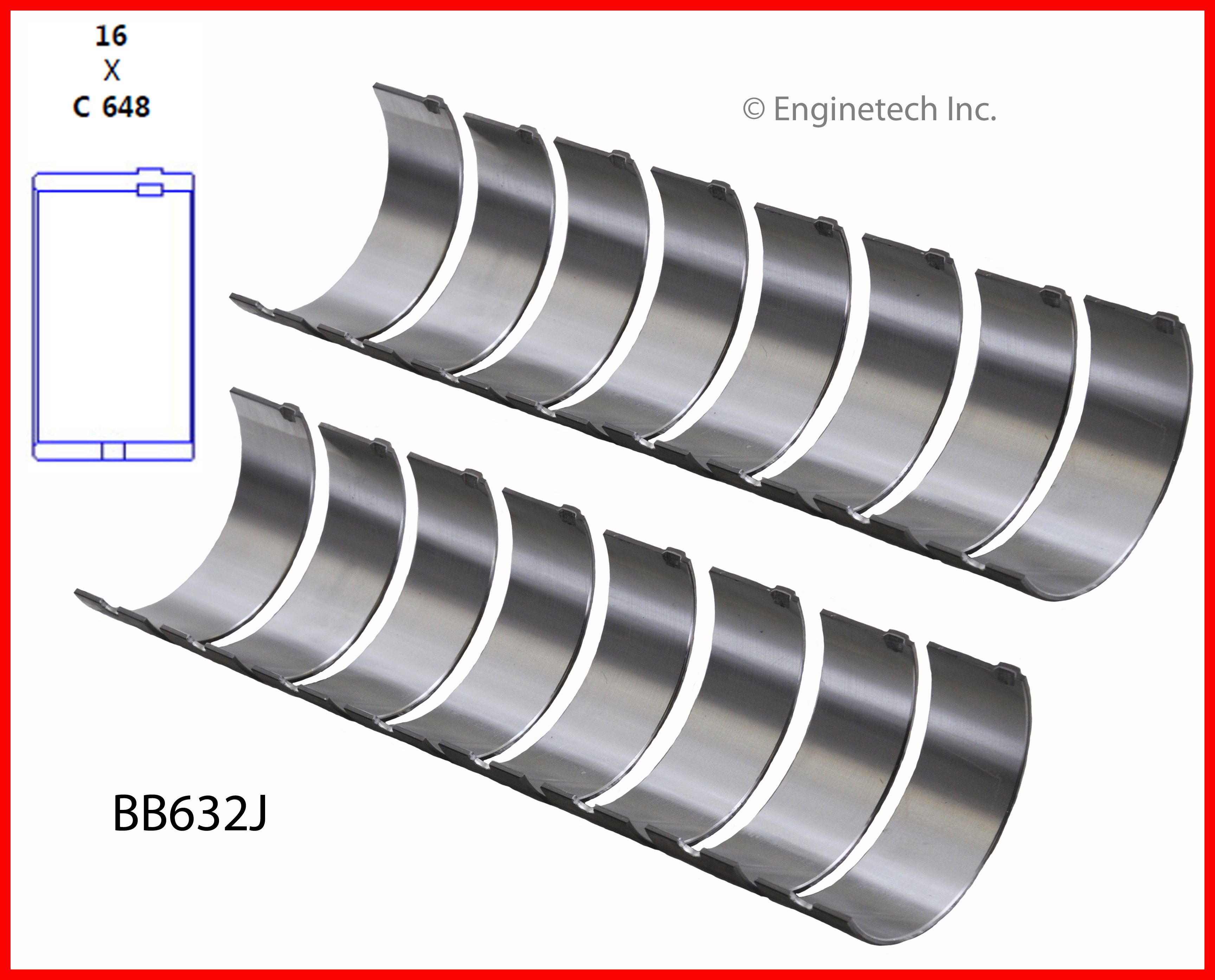 Engine Connecting Rod Bearing Set