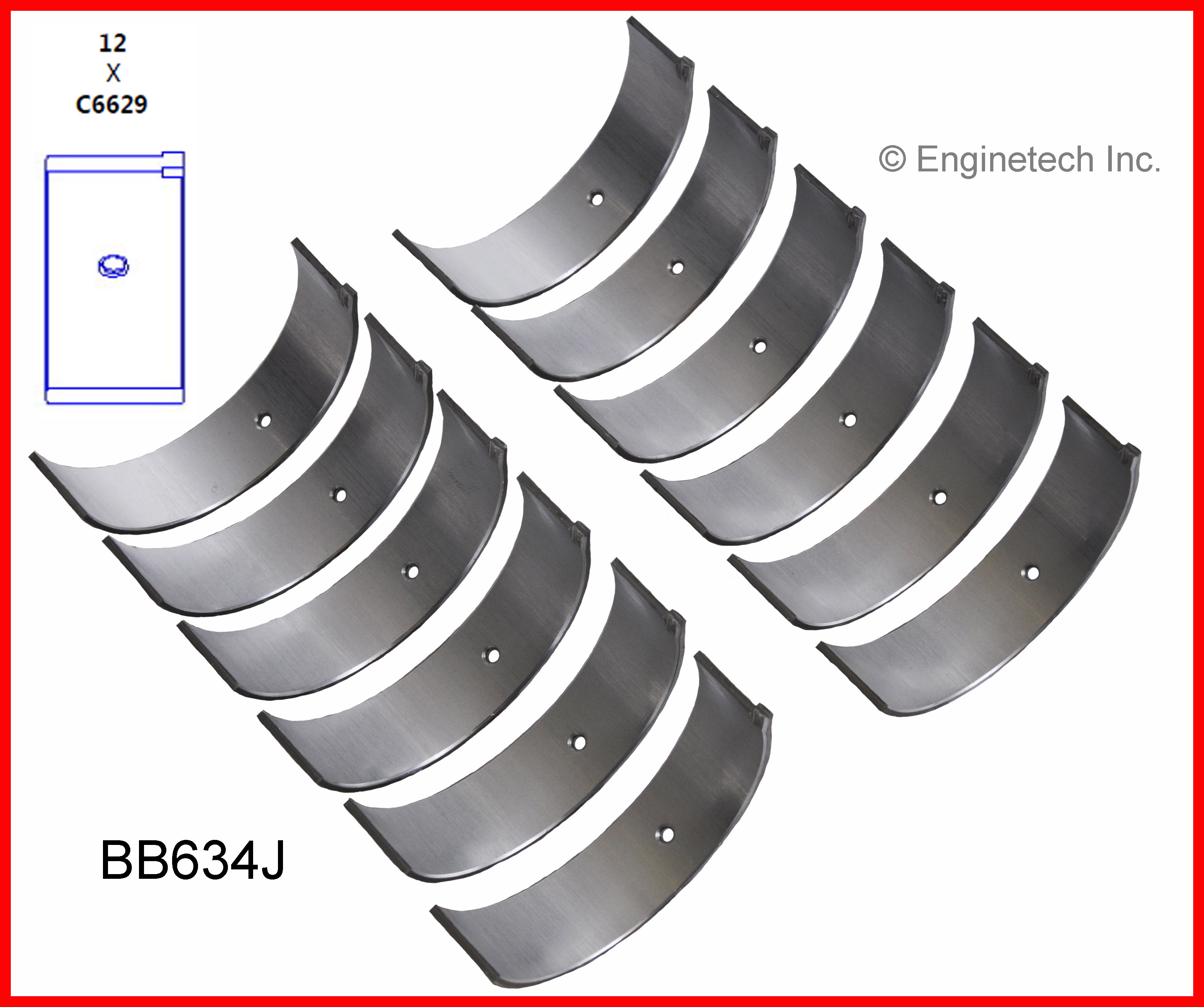 Engine Connecting Rod Bearing Set