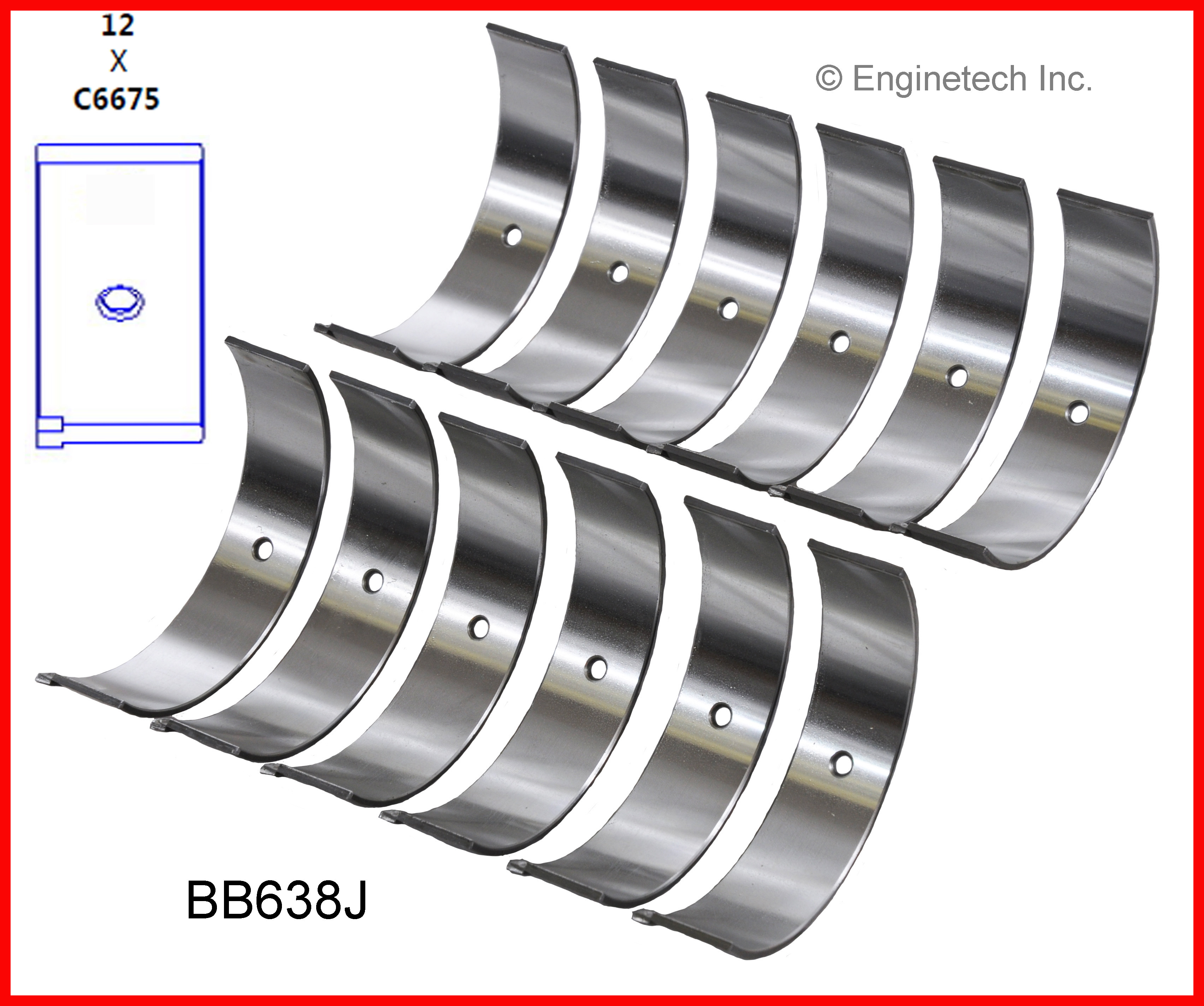 Engine Connecting Rod Bearing Set