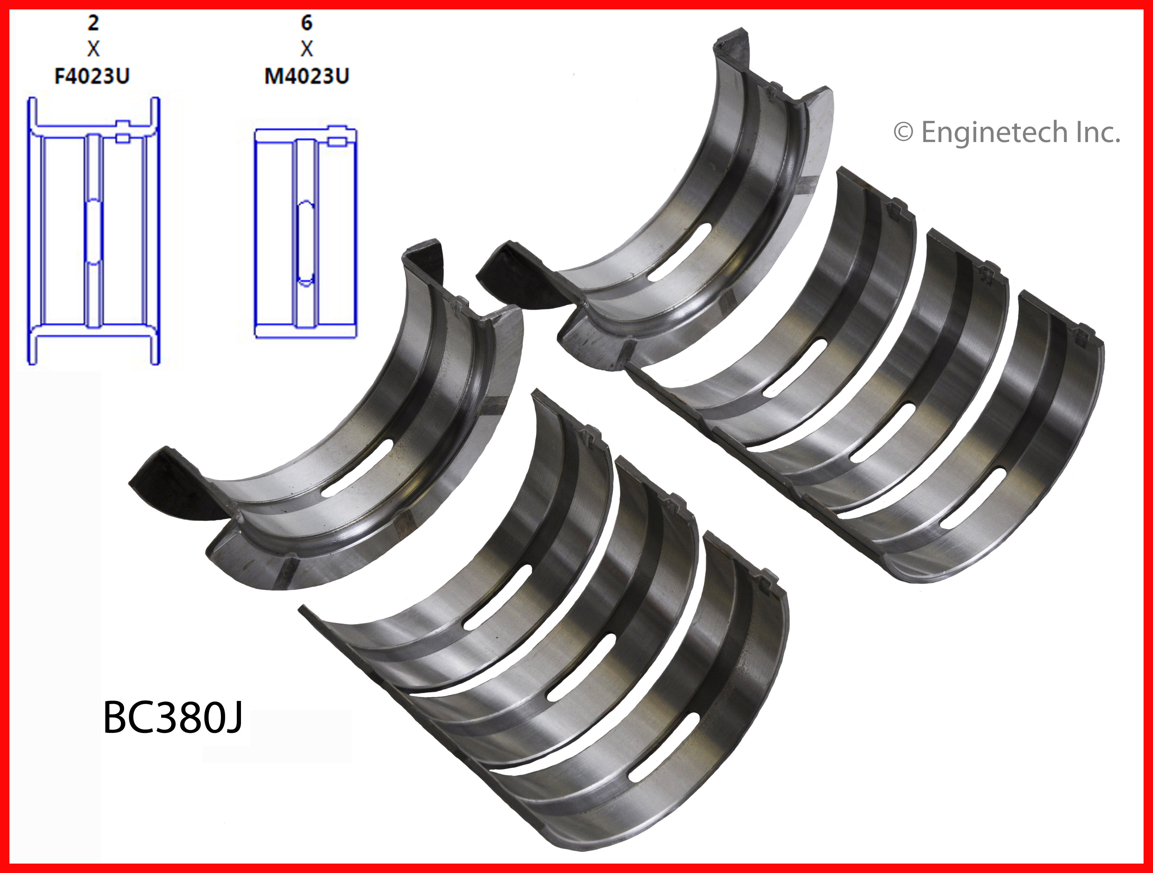 Engine Crankshaft Main Bearing Set